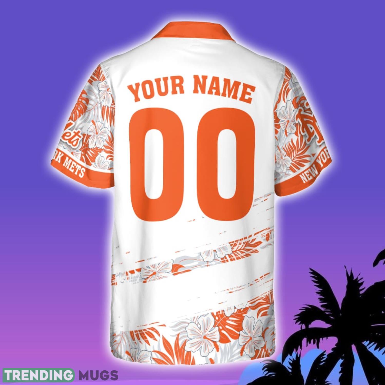 New York Mets MLB Custom Name And Number Flower Pattern Summer 3D Hawaiian Shirt Summer Sport Gift Hawaiian Shirt New York Mets MLB Custom Name And Number Flower Pattern Summer 3D Hawaiian Shirt Summer Sport Gift Hawaiian Shirt