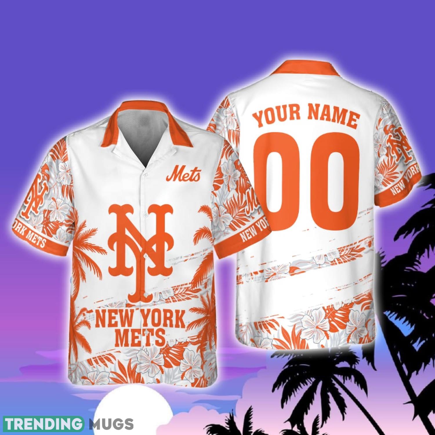 New York Mets MLB Custom Name And Number Flower Pattern Summer 3D Hawaiian Shirt Summer Sport Gift Product Photo 1 New York Mets MLB Custom Name And Number Flower Pattern Summer 3D Hawaiian Shirt Summer Sport Gift Product Photo 1