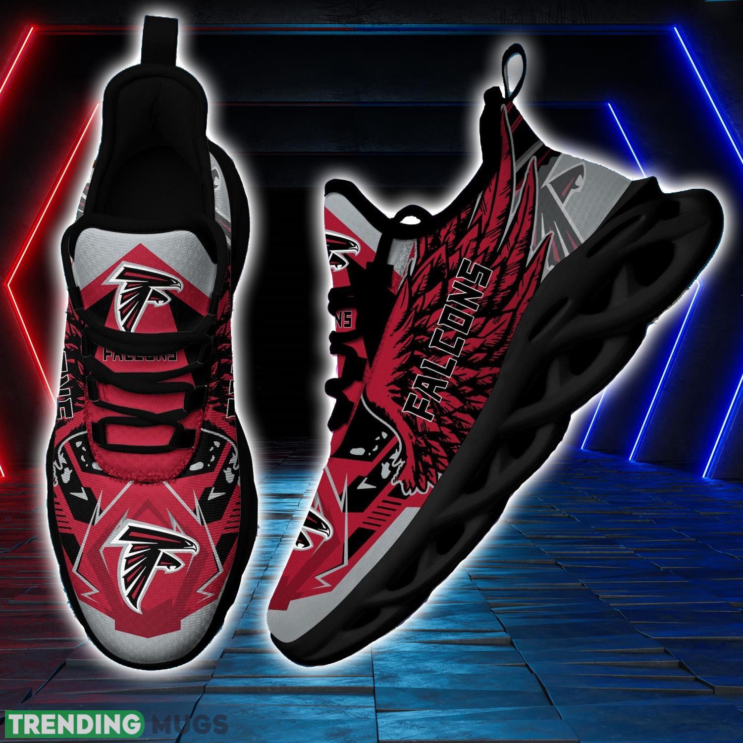 NFL Atlanta Falcons Team Personalized Name Max Soul Sneakers Men Women Shoes Max Soul NFL Atlanta Falcons Team Personalized Name Max Soul Sneakers Men Women Shoes Max Soul