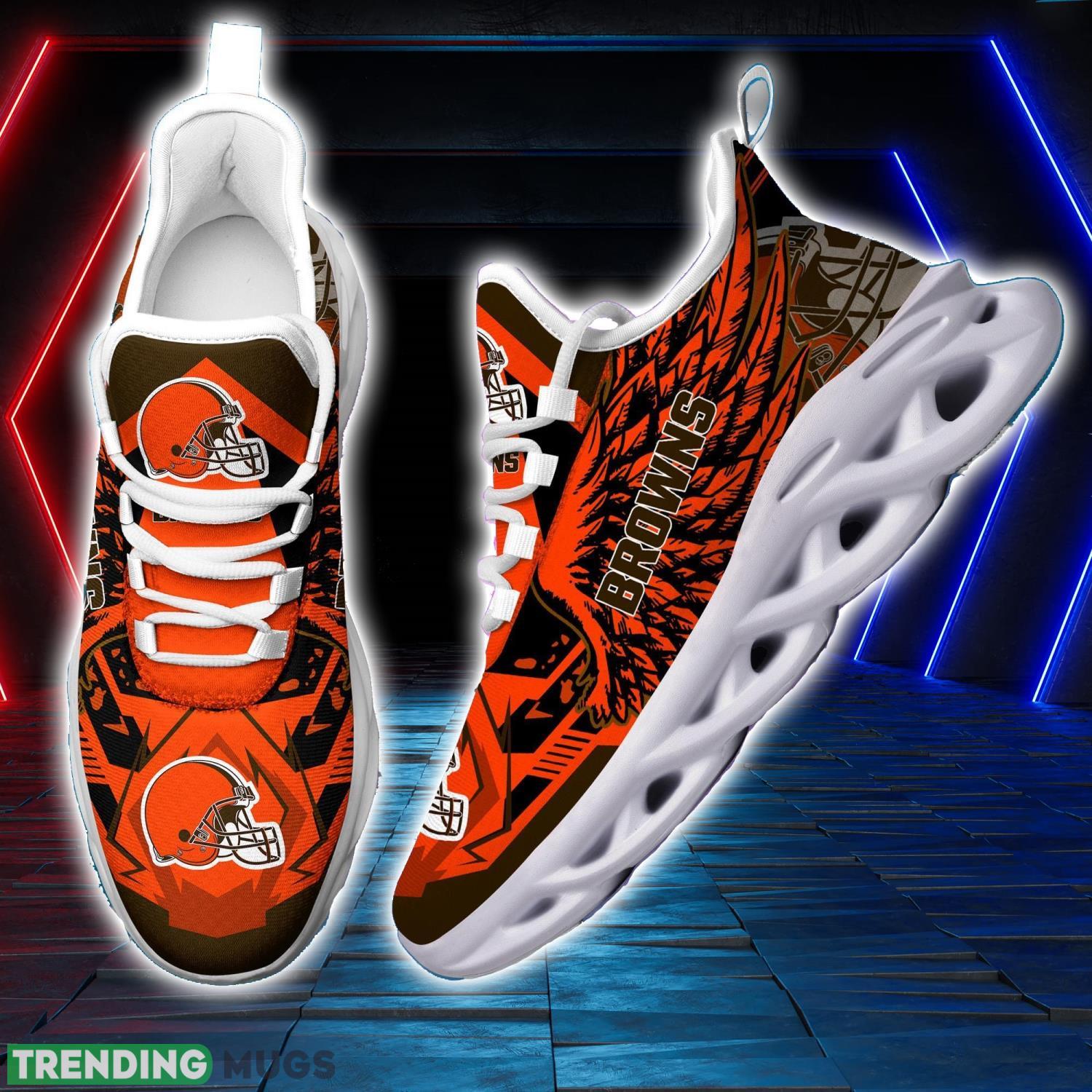 NFL Cleveland Browns Team Personalized Name Max Soul Sneakers Men Women Shoes Product Photo 1 NFL Cleveland Browns Team Personalized Name Max Soul Sneakers Men Women Shoes Product Photo 1