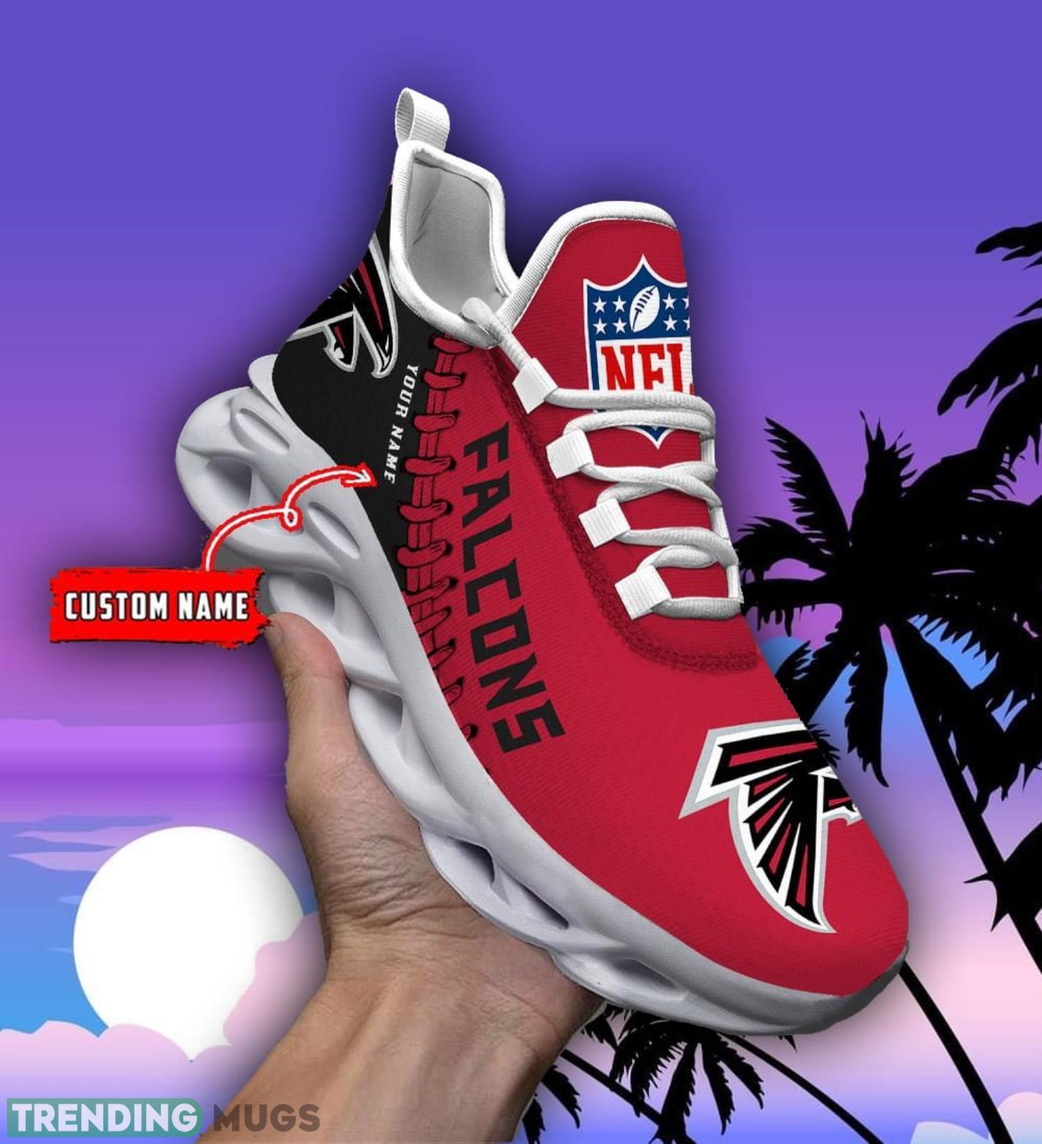 Nfl Custom Name Atlanta Falcons Personalized Name Max Soul Shoes Ultra Running Sneakers Product Photo 1 Nfl Custom Name Atlanta Falcons Personalized Name Max Soul Shoes Ultra Running Sneakers Product Photo 1