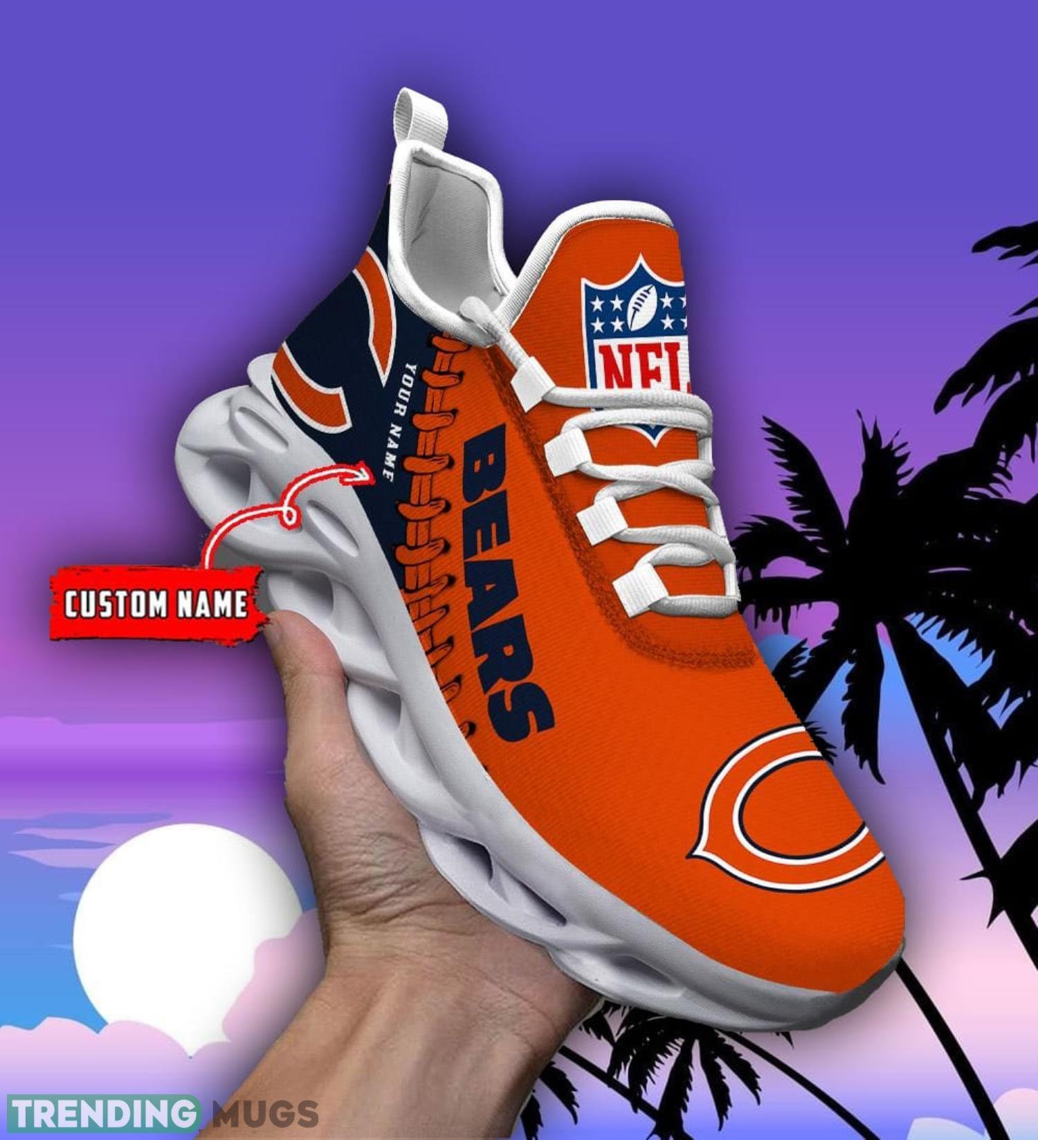 Nfl Custom Name Chicago Bears Personalized Name Max Soul Shoes Ultra Running Sneakers Product Photo 1 Nfl Custom Name Chicago Bears Personalized Name Max Soul Shoes Ultra Running Sneakers Product Photo 1