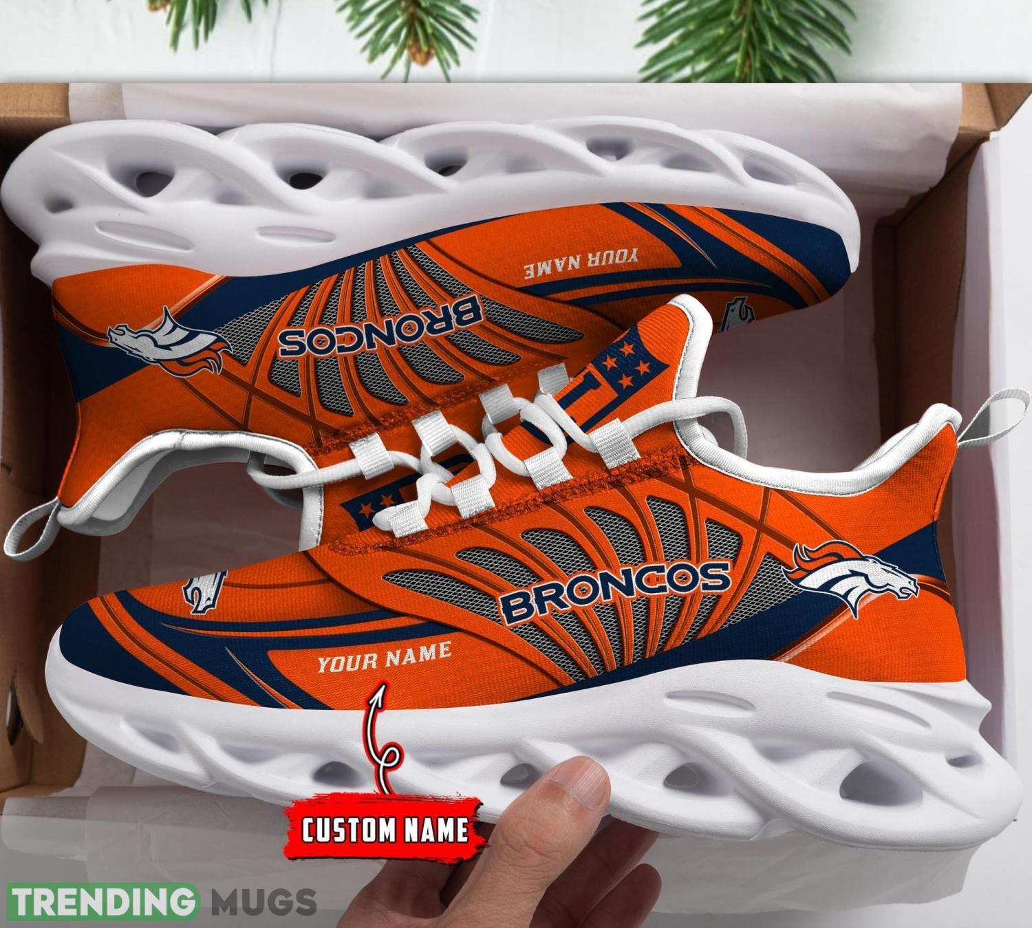 NFL Denver Broncos Personalized Max Soul Chunky Sneakers Custom Name Running Shoes Product Photo 1 NFL Denver Broncos Personalized Max Soul Chunky Sneakers Custom Name Running Shoes Product Photo 1