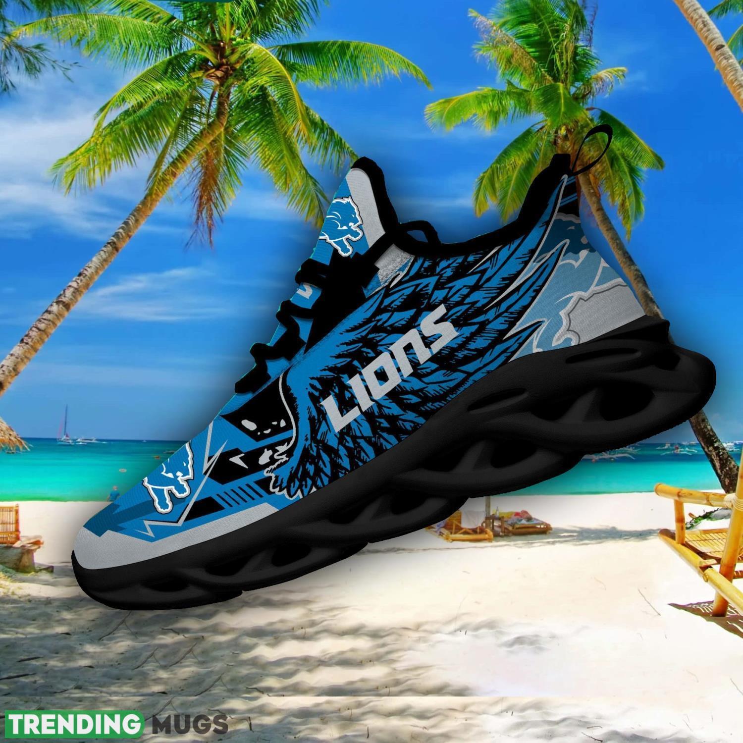 NFL Detroit Lions Team Personalized Name Max Soul Sneakers Men Women Shoes Max Soul NFL Detroit Lions Team Personalized Name Max Soul Sneakers Men Women Shoes Max Soul