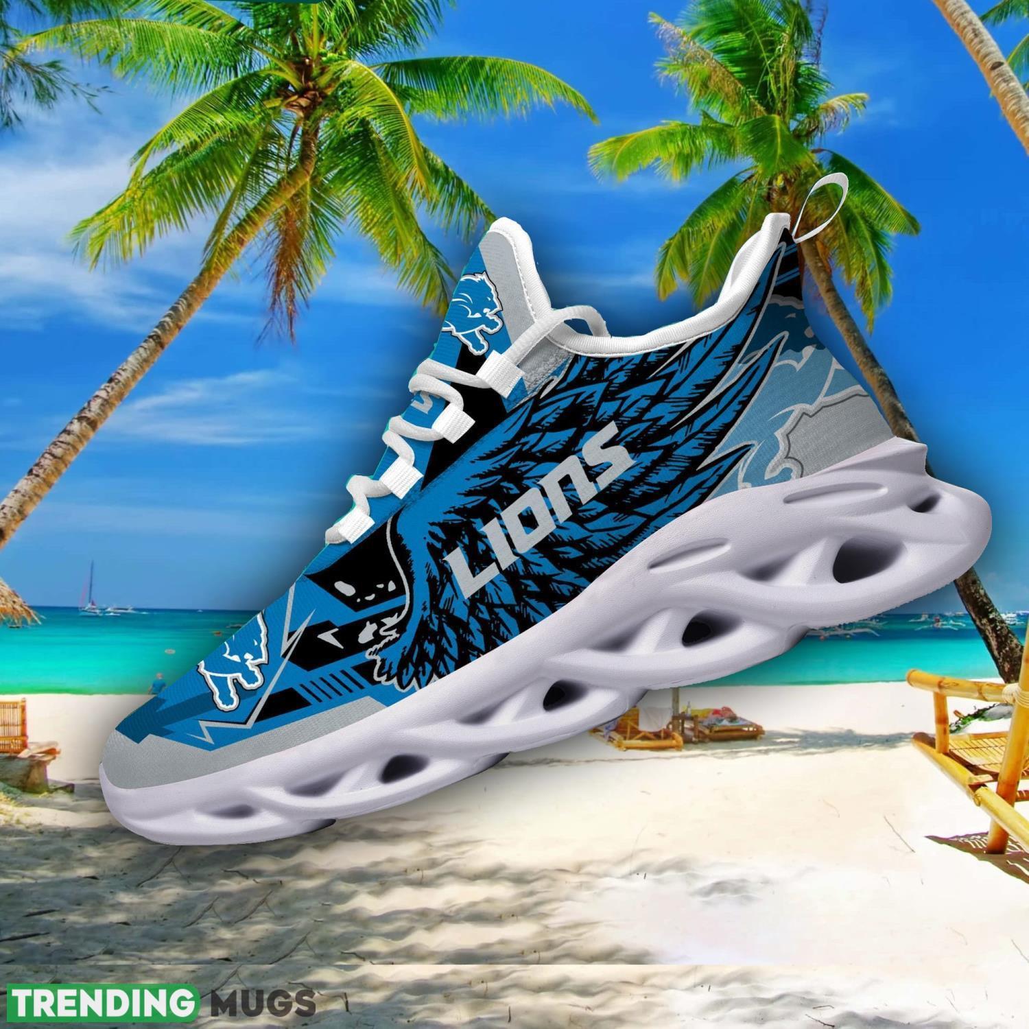 NFL Detroit Lions Team Personalized Name Max Soul Sneakers Men Women Shoes Max Soul NFL Detroit Lions Team Personalized Name Max Soul Sneakers Men Women Shoes Max Soul