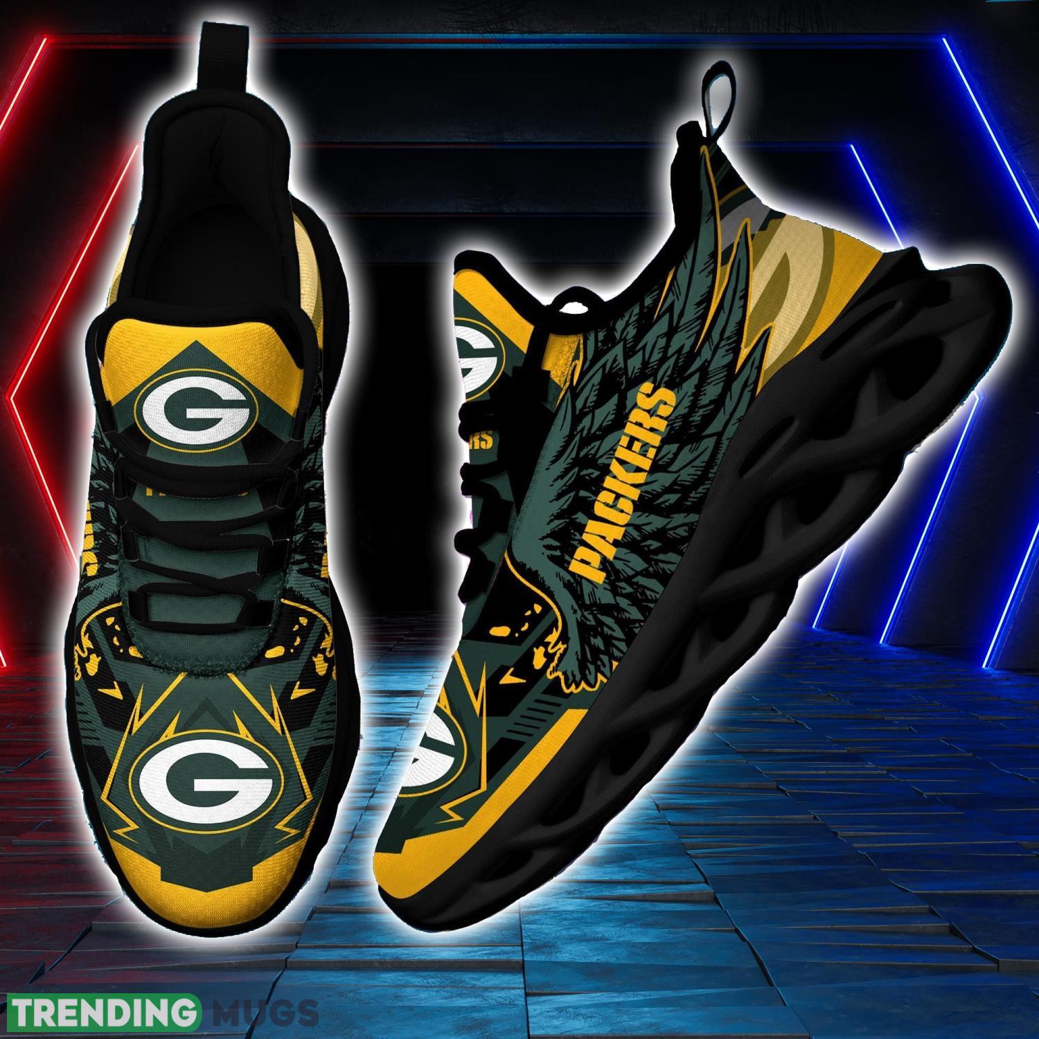 NFL Green Bay Packers Team Personalized Name Max Soul Sneakers Men Women Shoes Max Soul NFL Green Bay Packers Team Personalized Name Max Soul Sneakers Men Women Shoes Max Soul