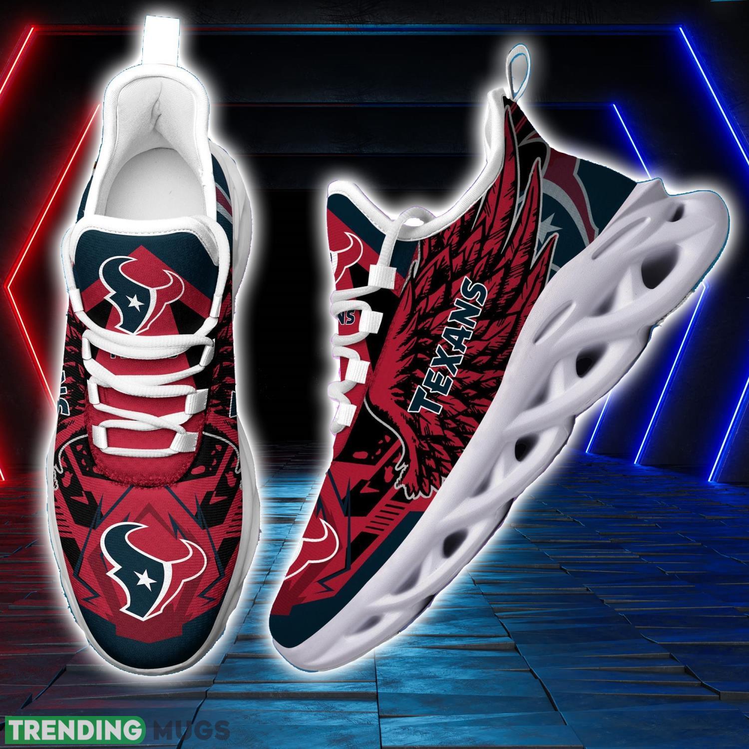 NFL Houston Texans Team Personalized Name Max Soul Sneakers Men Women Shoes Product Photo 1 NFL Houston Texans Team Personalized Name Max Soul Sneakers Men Women Shoes Product Photo 1