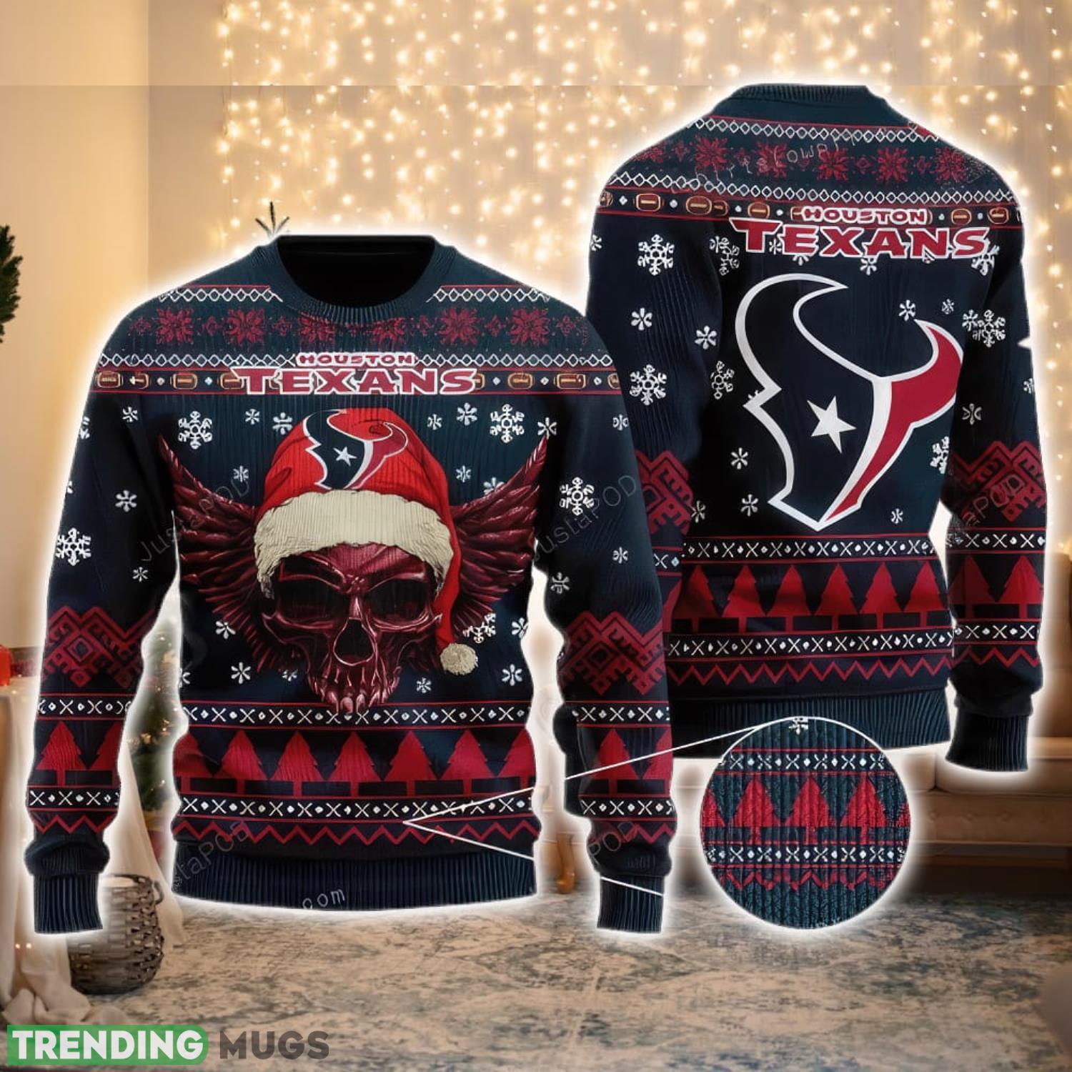 NFL Houston Texans Ugly Christmas Gift Christmas Sweater Product Photo 1 NFL Houston Texans Ugly Christmas Gift Christmas Sweater Product Photo 1