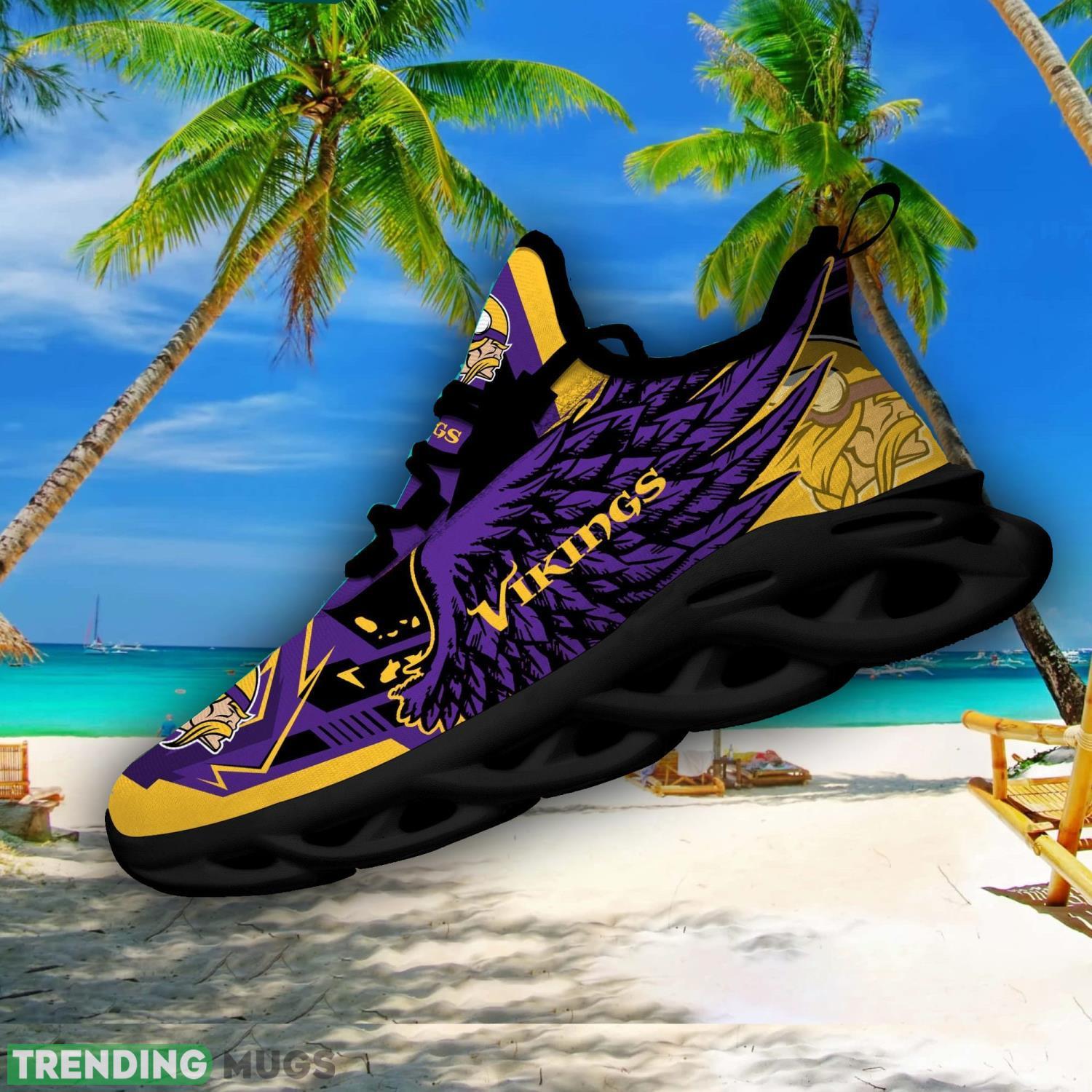 NFL Minnesota Vikings Team Personalized Name Max Soul Sneakers Men Women Shoes Max Soul NFL Minnesota Vikings Team Personalized Name Max Soul Sneakers Men Women Shoes Max Soul