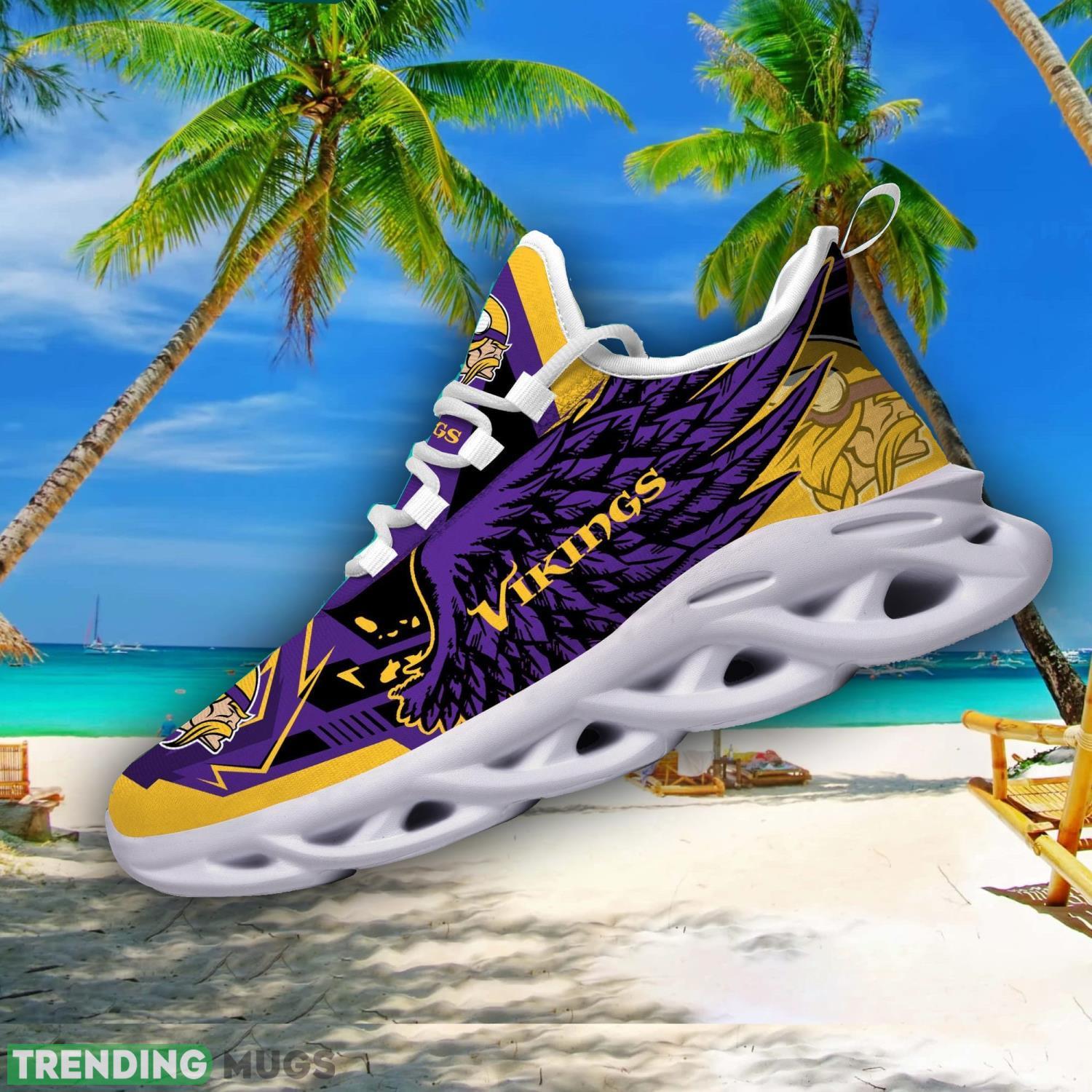 NFL Minnesota Vikings Team Personalized Name Max Soul Sneakers Men Women Shoes Max Soul NFL Minnesota Vikings Team Personalized Name Max Soul Sneakers Men Women Shoes Max Soul