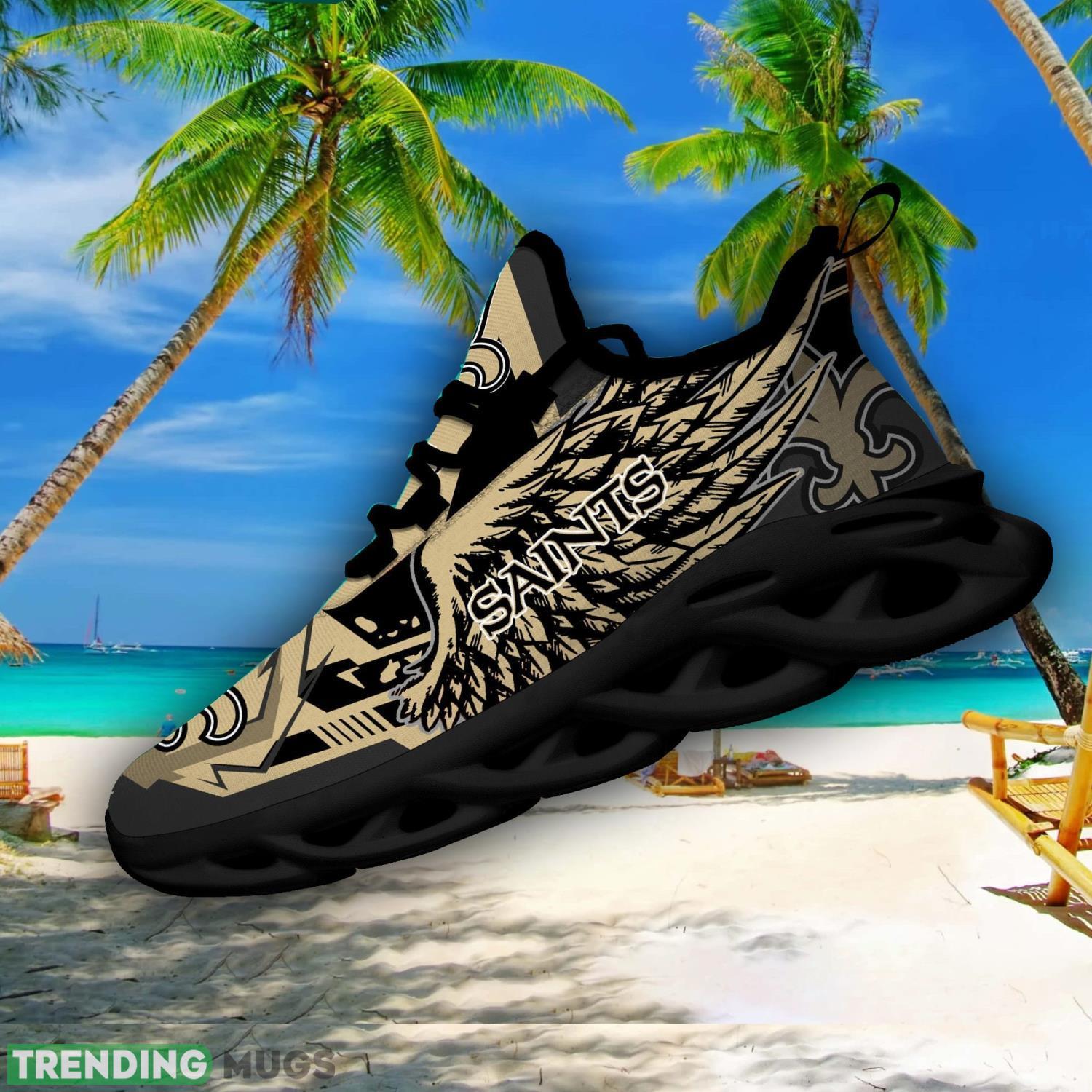 NFL New Orleans Saints Team Personalized Name Max Soul Sneakers Men Women Shoes Max Soul NFL New Orleans Saints Team Personalized Name Max Soul Sneakers Men Women Shoes Max Soul