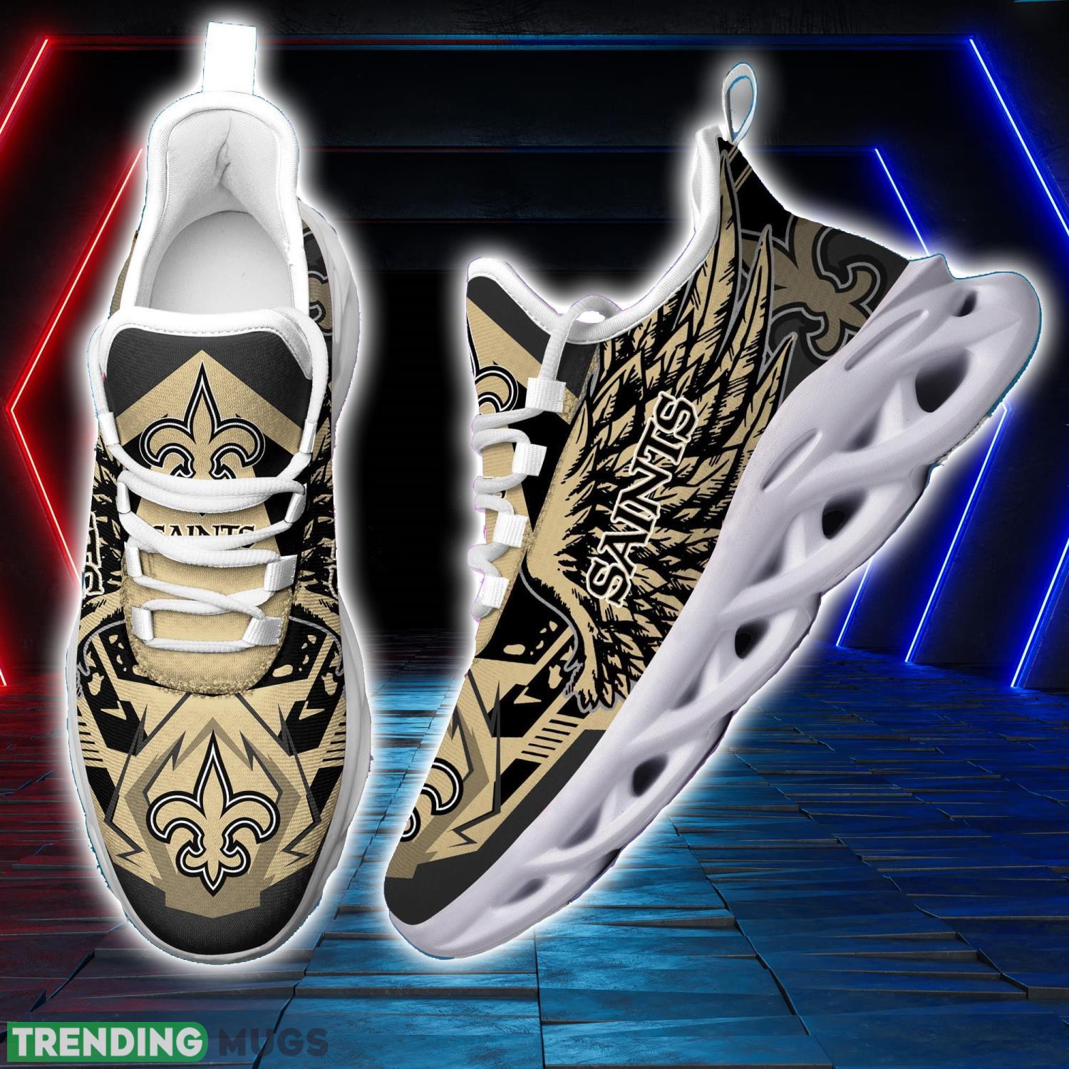 NFL New Orleans Saints Team Personalized Name Max Soul Sneakers Men Women Shoes Product Photo 1 NFL New Orleans Saints Team Personalized Name Max Soul Sneakers Men Women Shoes Product Photo 1