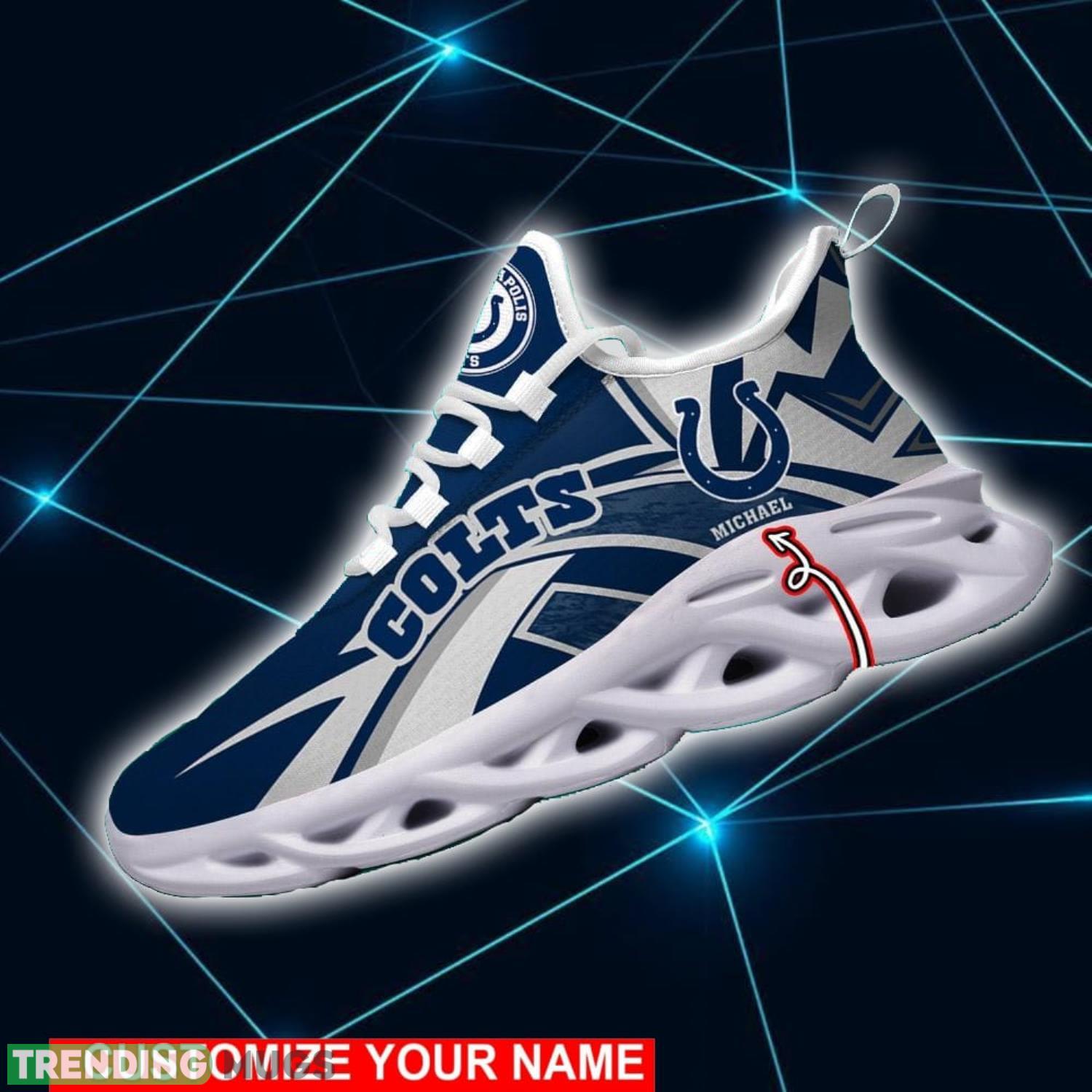 NFL Running Shoes Indianapolis Colts Personalized Max Soul Shoes Sport Fans Sneakers Max Soul NFL Running Shoes Indianapolis Colts Personalized Max Soul Shoes Sport Fans Sneakers Max Soul