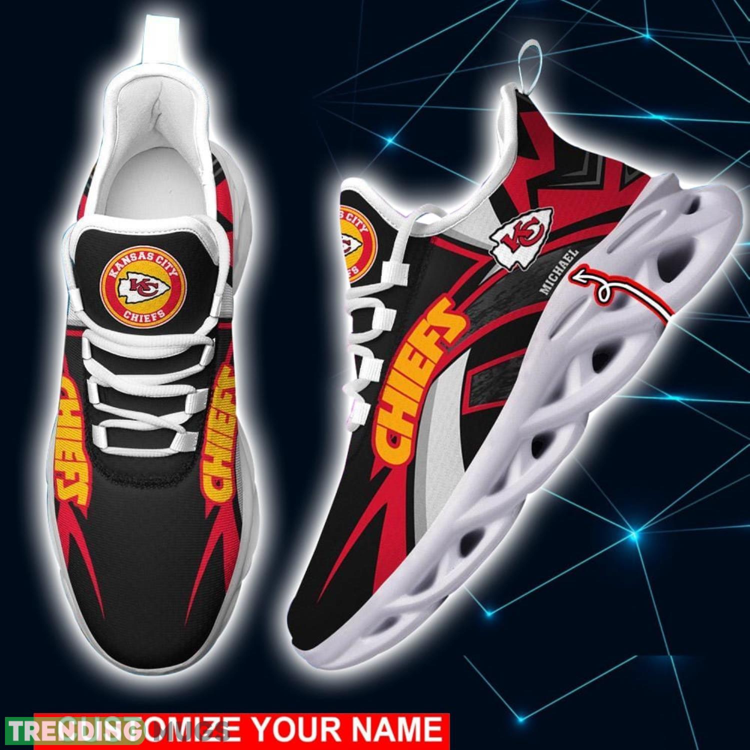 NFL Running Shoes Kansas City Chiefs Personalized Max Soul Shoes Sport Fans Sneakers Product Photo 1 NFL Running Shoes Kansas City Chiefs Personalized Max Soul Shoes Sport Fans Sneakers Product Photo 1
