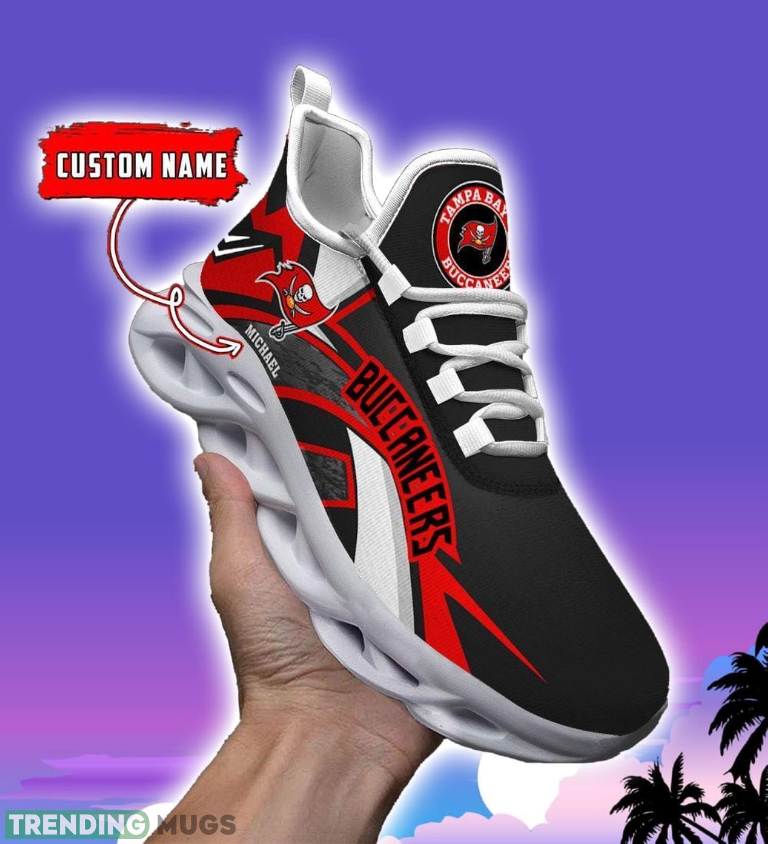 NFL Running Shoes Tampa Bay Buccaneers Personalized Max Soul Shoes Sport Fans Sneakers Max Soul NFL Running Shoes Tampa Bay Buccaneers Personalized Max Soul Shoes Sport Fans Sneakers Max Soul