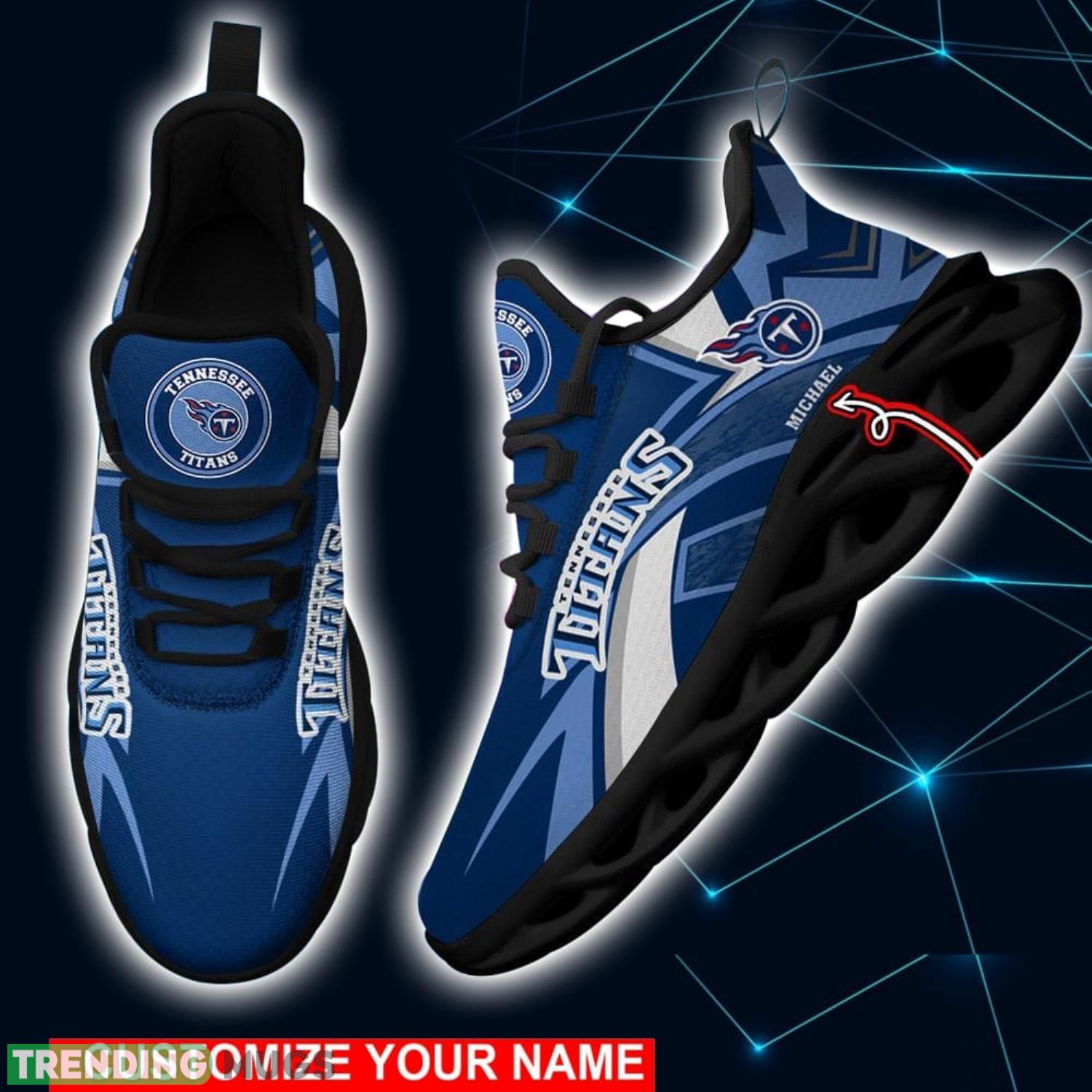 NFL Running Shoes Tennessee Titans Personalized Max Soul Shoes Sport Fans Sneakers Max Soul NFL Running Shoes Tennessee Titans Personalized Max Soul Shoes Sport Fans Sneakers Max Soul