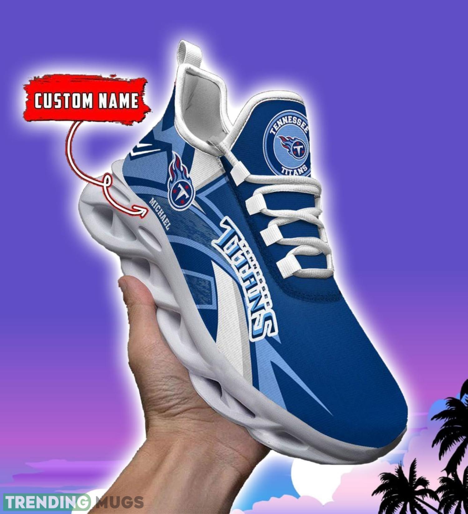 NFL Running Shoes Tennessee Titans Personalized Max Soul Shoes Sport Fans Sneakers Max Soul NFL Running Shoes Tennessee Titans Personalized Max Soul Shoes Sport Fans Sneakers Max Soul