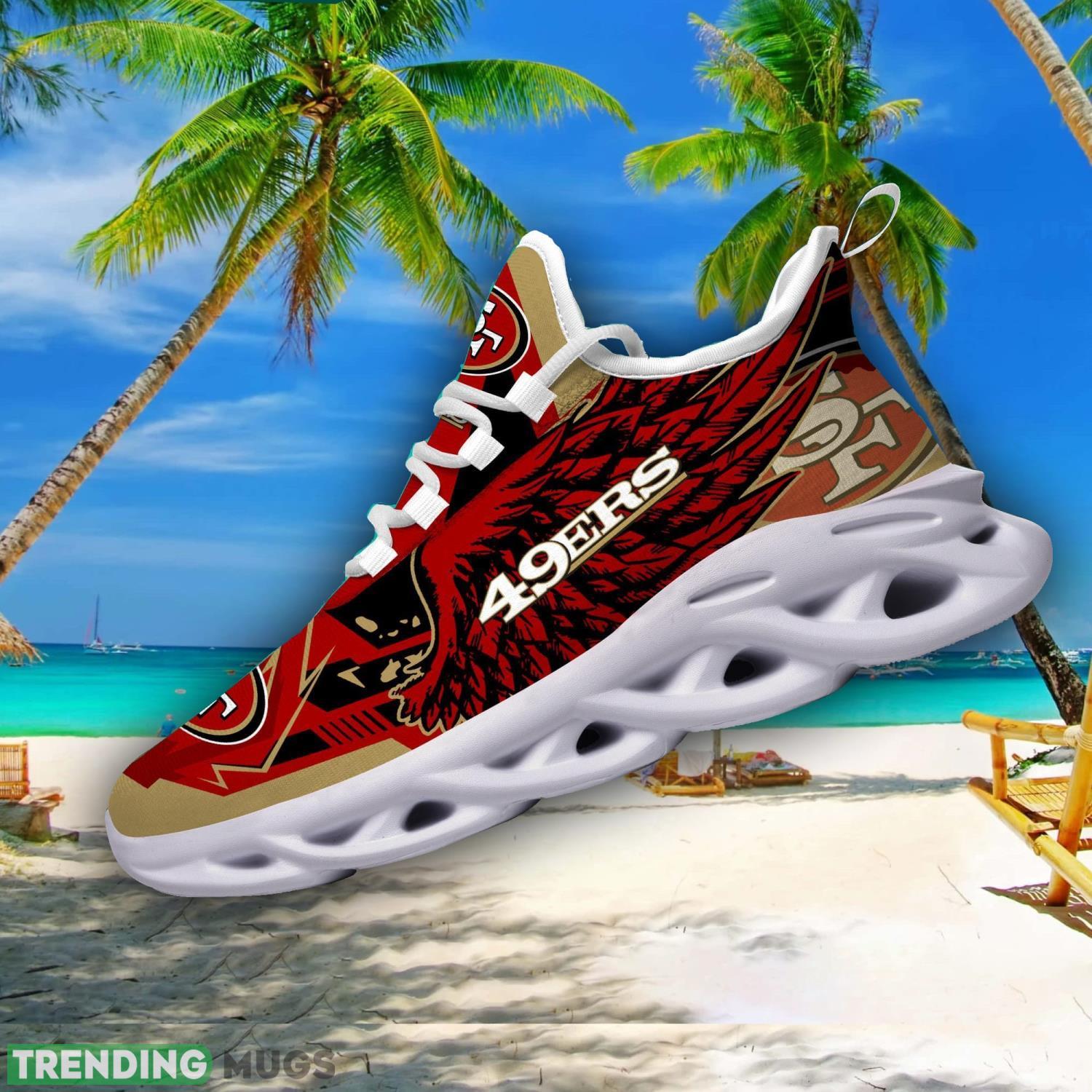 NFL San Francisco 49ers Team Personalized Name Max Soul Sneakers Men Women Shoes Max Soul NFL San Francisco 49ers Team Personalized Name Max Soul Sneakers Men Women Shoes Max Soul