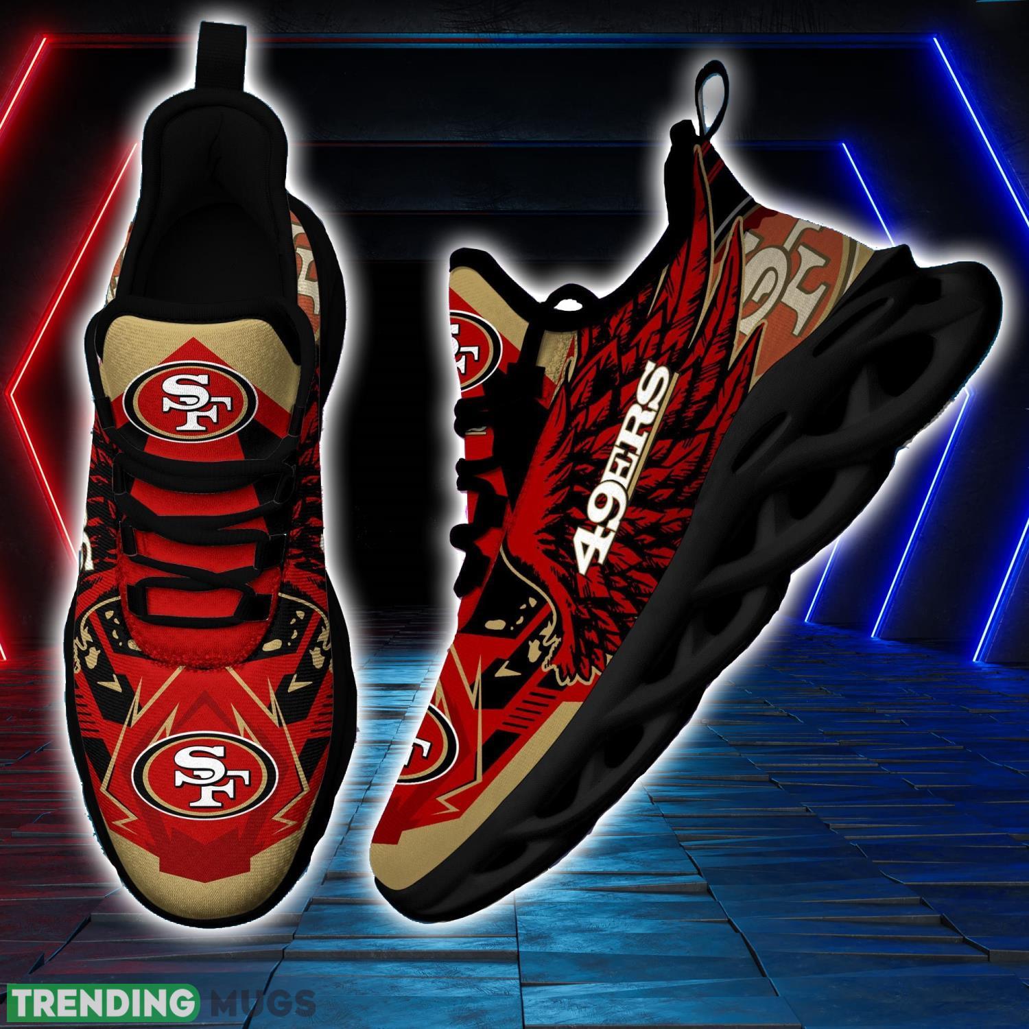 NFL San Francisco 49ers Team Personalized Name Max Soul Sneakers Men Women Shoes Max Soul NFL San Francisco 49ers Team Personalized Name Max Soul Sneakers Men Women Shoes Max Soul