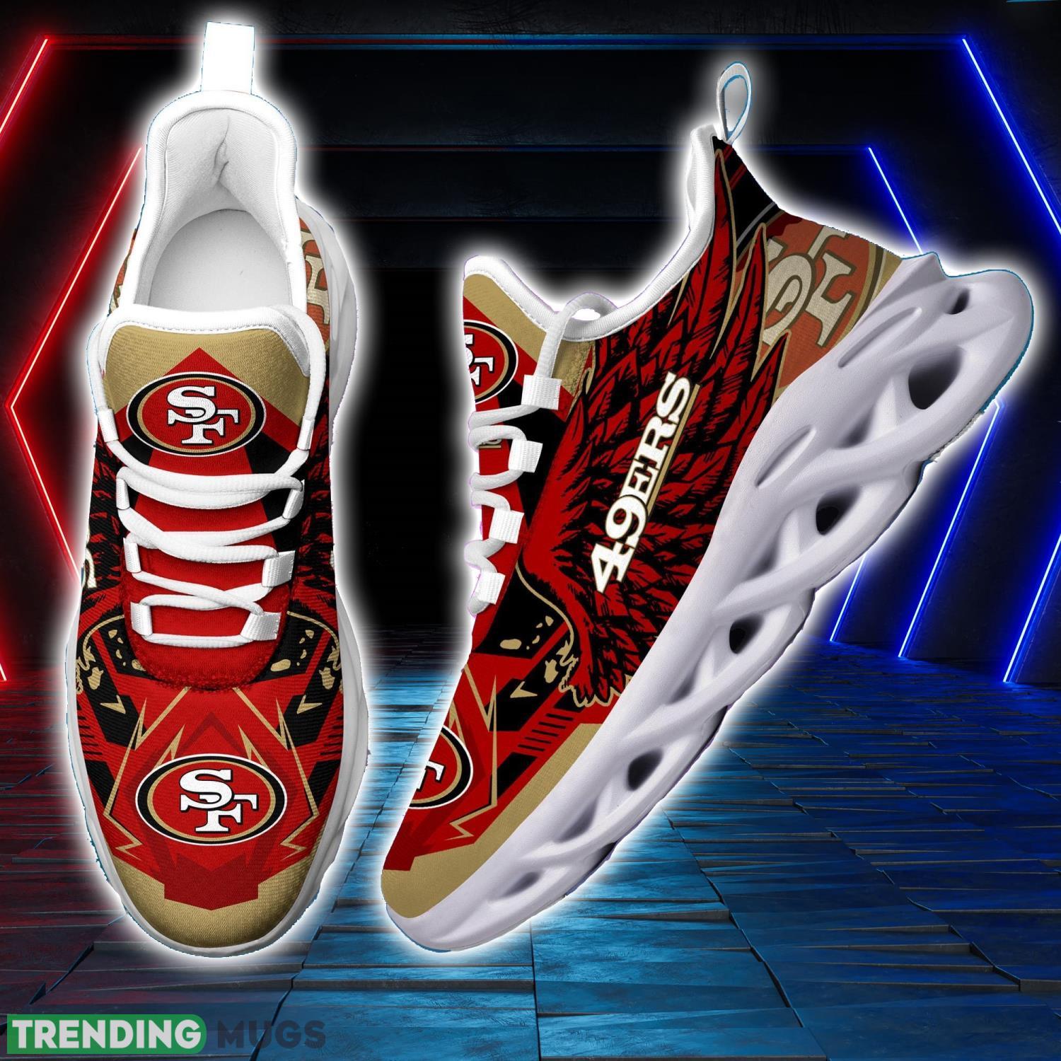 NFL San Francisco 49ers Team Personalized Name Max Soul Sneakers Men Women Shoes Product Photo 1 NFL San Francisco 49ers Team Personalized Name Max Soul Sneakers Men Women Shoes Product Photo 1
