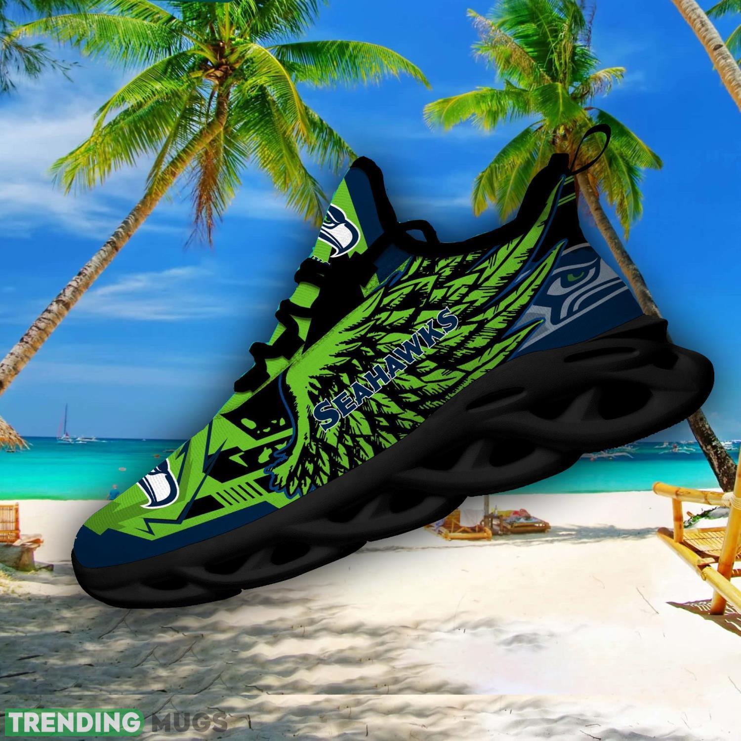 NFL Seattle Seahawks Team Personalized Name Max Soul Sneakers Men Women Shoes Max Soul NFL Seattle Seahawks Team Personalized Name Max Soul Sneakers Men Women Shoes Max Soul