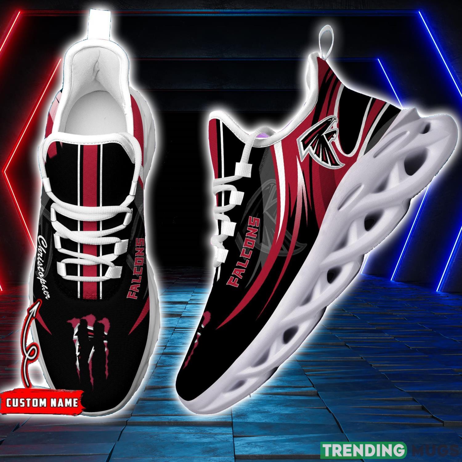 NFL Sport Fans Atlanta Falcons Personalized Name Max Soul Men And Women Gift Sneakers Product Photo 1 NFL Sport Fans Atlanta Falcons Personalized Name Max Soul Men And Women Gift Sneakers Product Photo 1