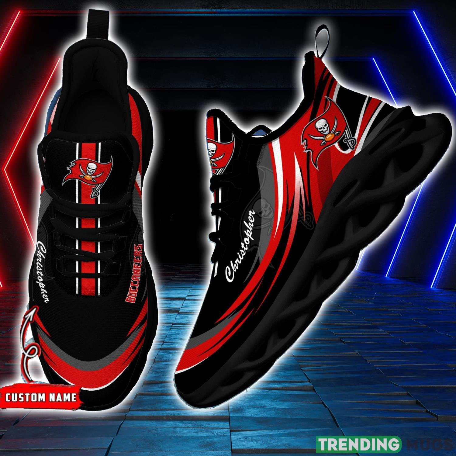 NFL Tampa Bay Buccaneers Personalized Name Ultra SHoes Max Soul Sneakers For Men And Women Max Soul NFL Tampa Bay Buccaneers Personalized Name Ultra SHoes Max Soul Sneakers For Men And Women Max Soul