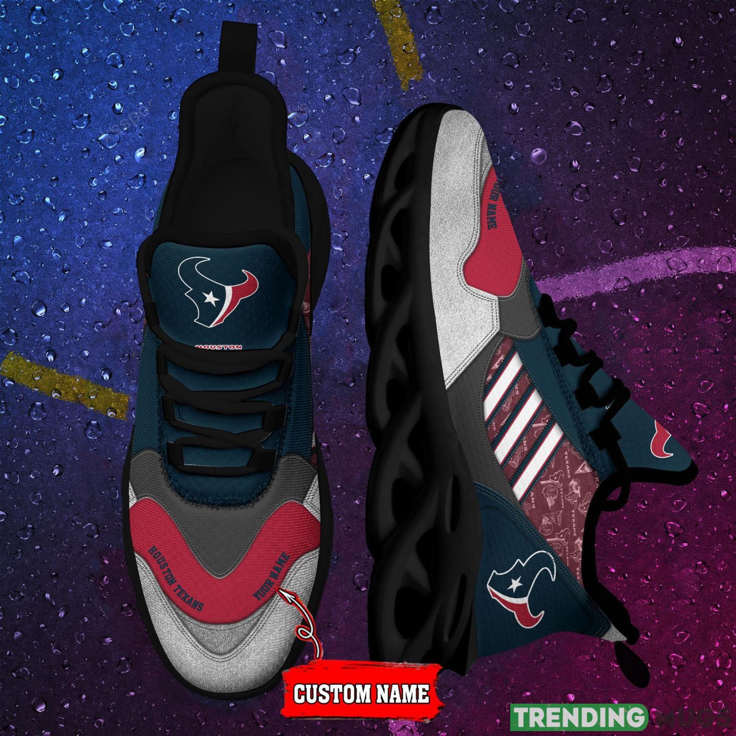 NFL Team Houston Texans Personalized Name Max Soul Men And Women Gift Sneakers Max Soul NFL Team Houston Texans Personalized Name Max Soul Men And Women Gift Sneakers Max Soul