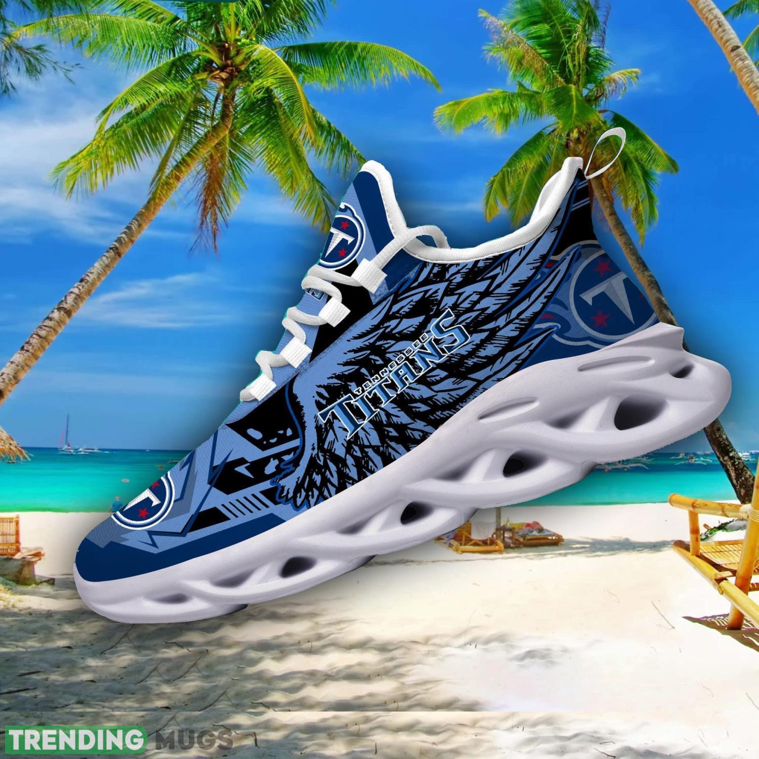 NFL Tennessee Titans Team Personalized Name Max Soul Sneakers Men Women Shoes Max Soul NFL Tennessee Titans Team Personalized Name Max Soul Sneakers Men Women Shoes Max Soul