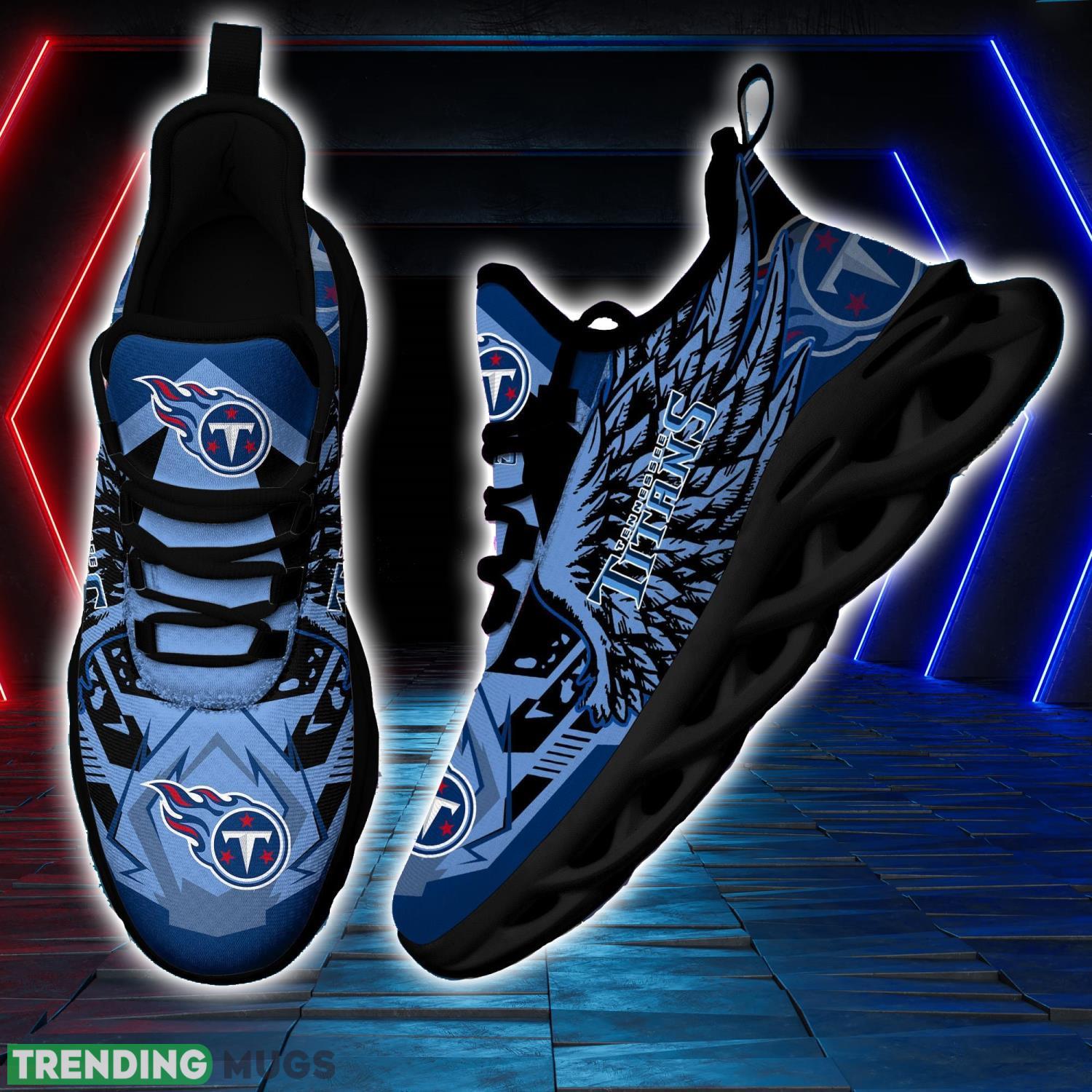 NFL Tennessee Titans Team Personalized Name Max Soul Sneakers Men Women Shoes Max Soul NFL Tennessee Titans Team Personalized Name Max Soul Sneakers Men Women Shoes Max Soul