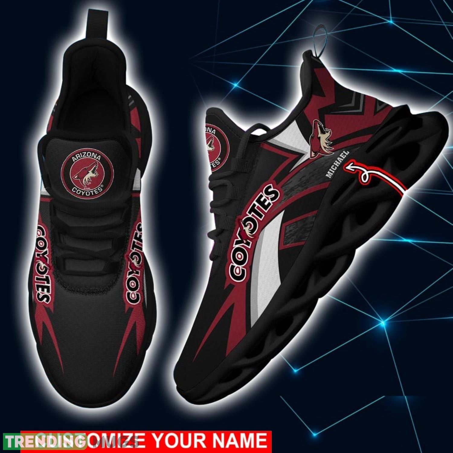 NHL Running Shoes Arizona Coyotes Personalized Max Soul Shoes Sport Fans Sneakers Max Soul NHL Running Shoes Arizona Coyotes Personalized Max Soul Shoes Sport Fans Sneakers Max Soul