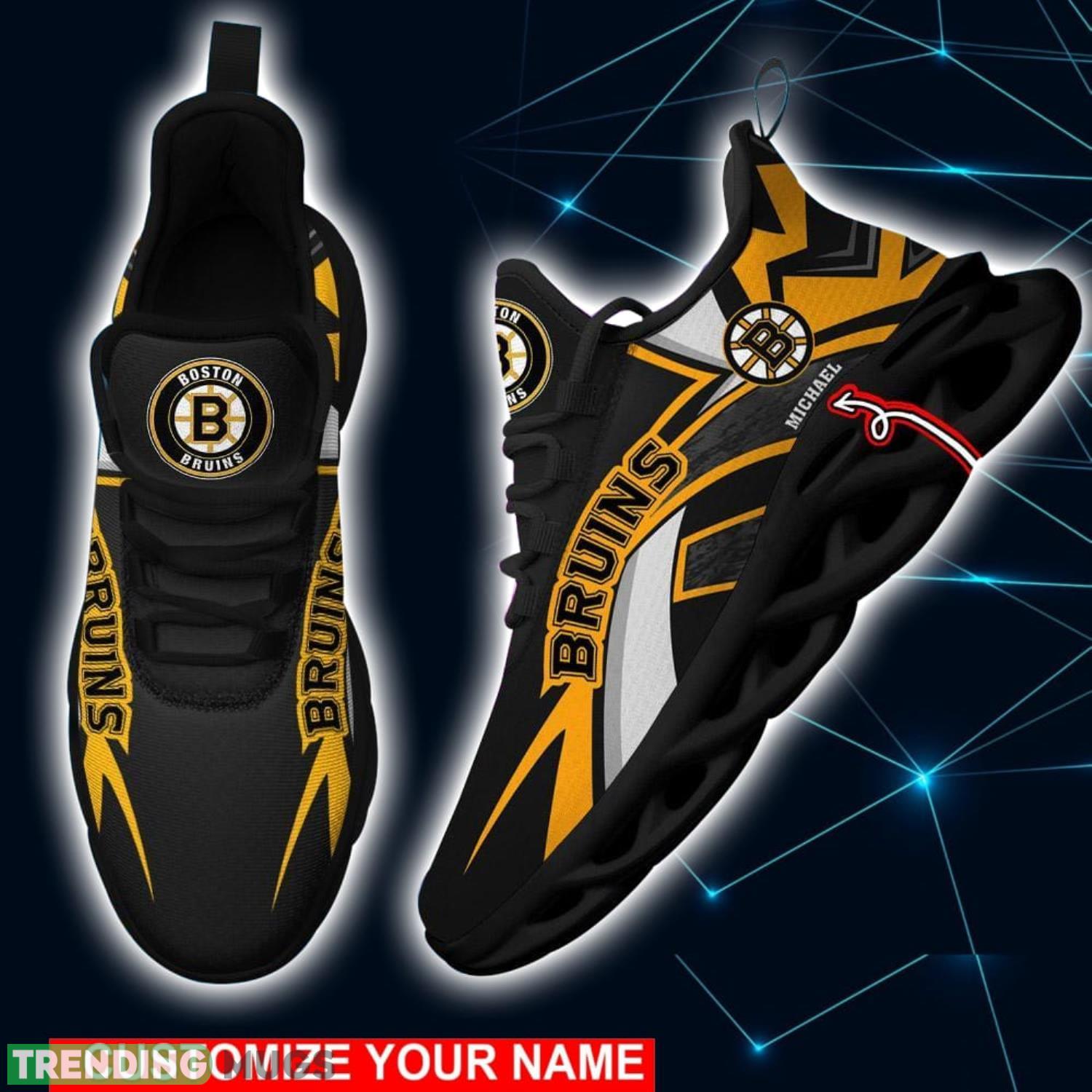 NHL Running Shoes Boston Bruins Personalized Max Soul Shoes Sport Fans Sneakers Max Soul NHL Running Shoes Boston Bruins Personalized Max Soul Shoes Sport Fans Sneakers Max Soul