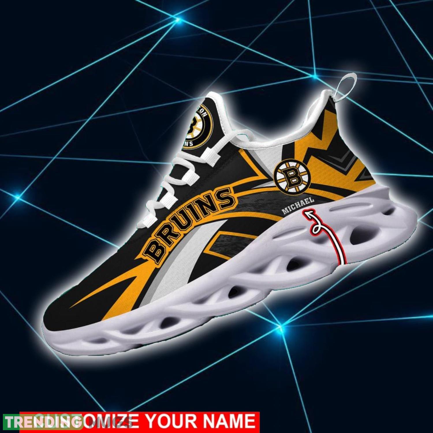 NHL Running Shoes Boston Bruins Personalized Max Soul Shoes Sport Fans Sneakers Max Soul NHL Running Shoes Boston Bruins Personalized Max Soul Shoes Sport Fans Sneakers Max Soul