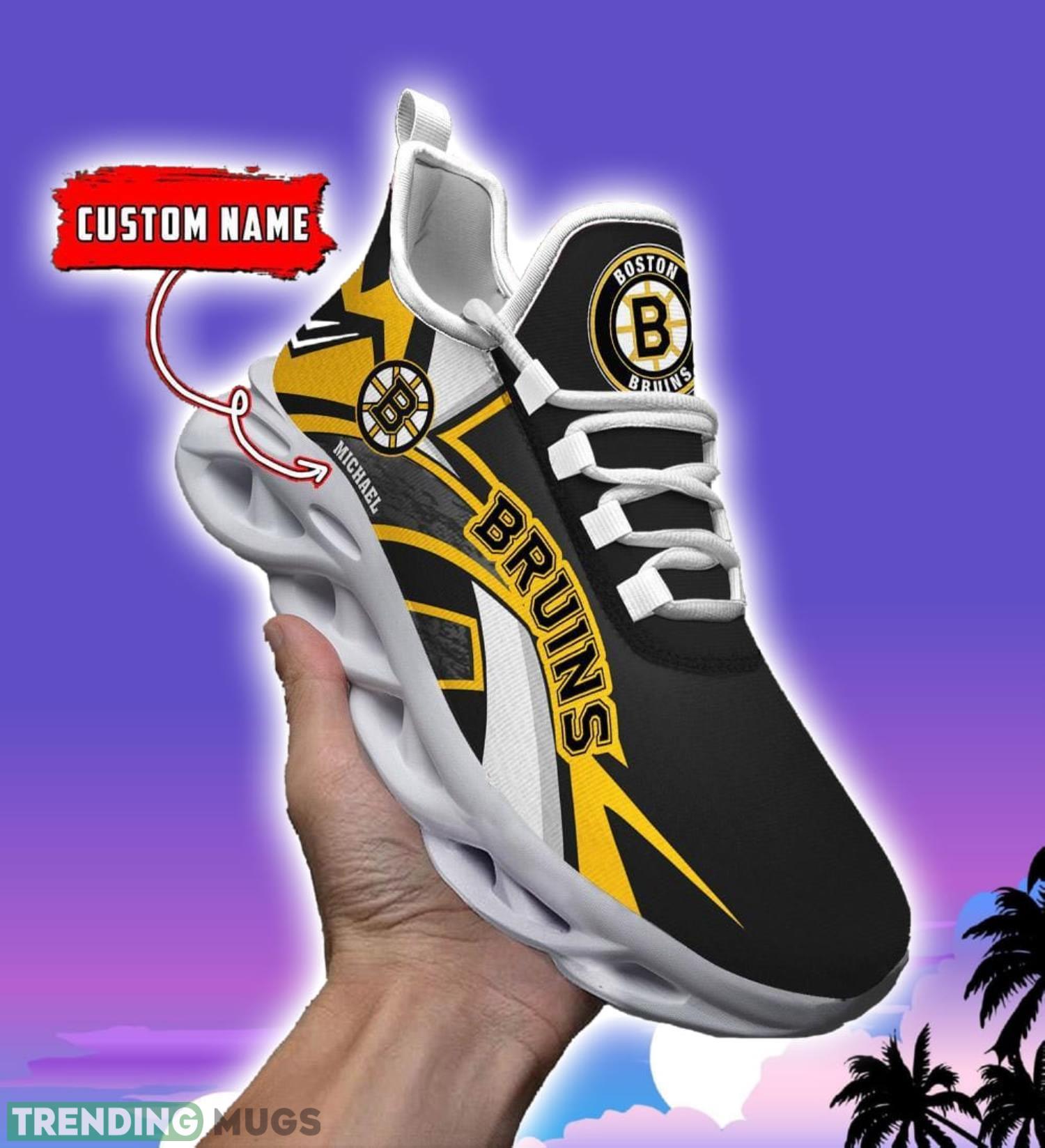 NHL Running Shoes Boston Bruins Personalized Max Soul Shoes Sport Fans Sneakers Max Soul NHL Running Shoes Boston Bruins Personalized Max Soul Shoes Sport Fans Sneakers Max Soul