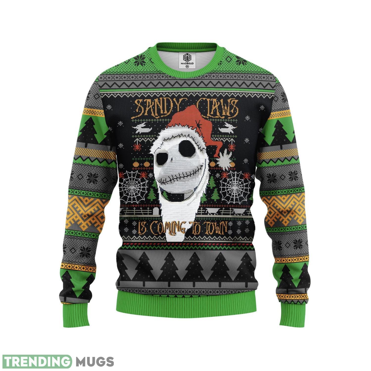 Night Before Christmas Jack Skellington Santa Claws Ugly Christmas Sweater 3D All Over Print Christmas Gift Product Photo 1 Night Before Christmas Jack Skellington Santa Claws Ugly Christmas Sweater 3D All Over Print Christmas Gift Product Photo 1