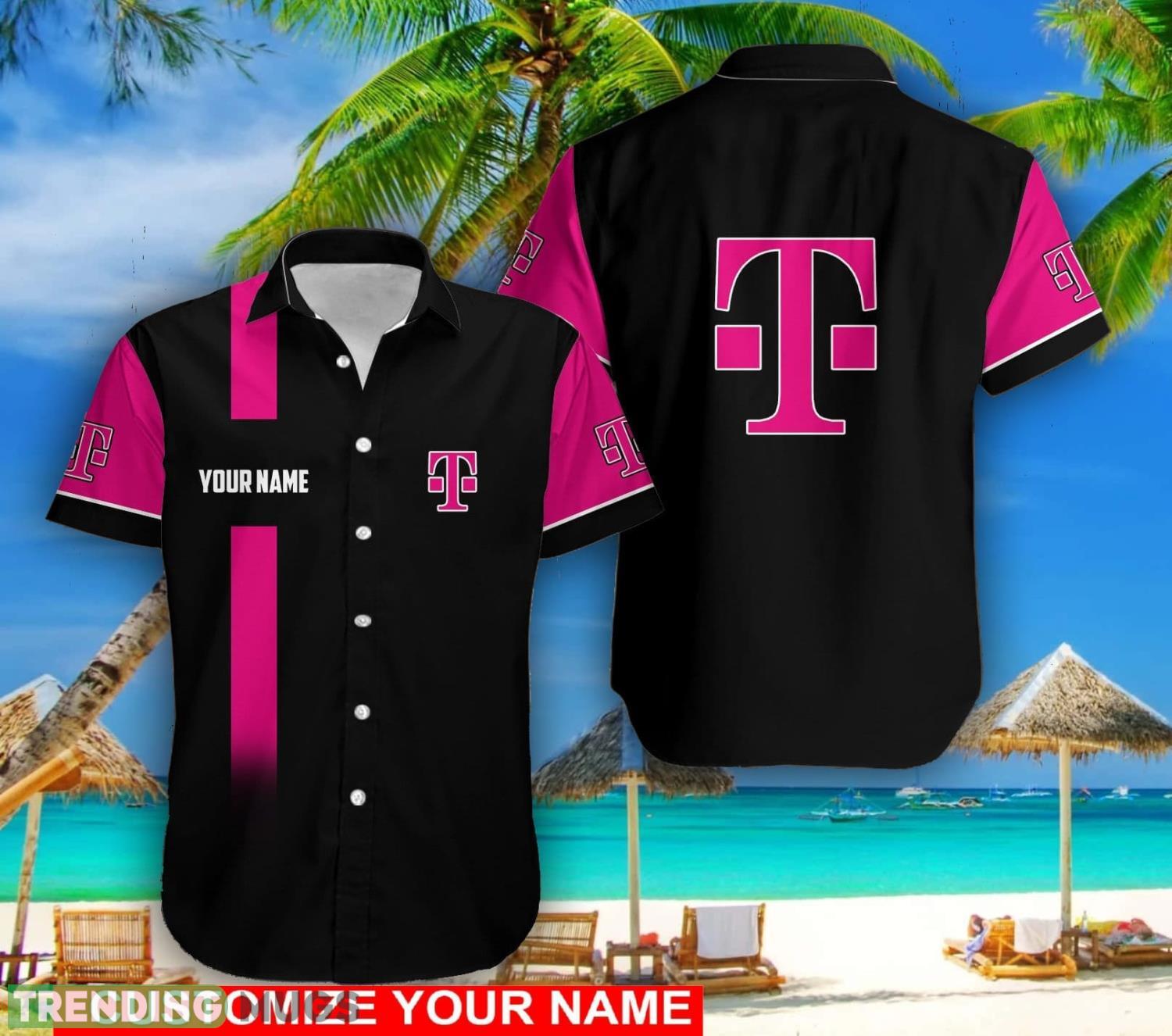 Personalized Name T-Mobile All Over Printed 3D Hawaiian Shirt Product Photo 1 Personalized Name T-Mobile All Over Printed 3D Hawaiian Shirt Product Photo 1