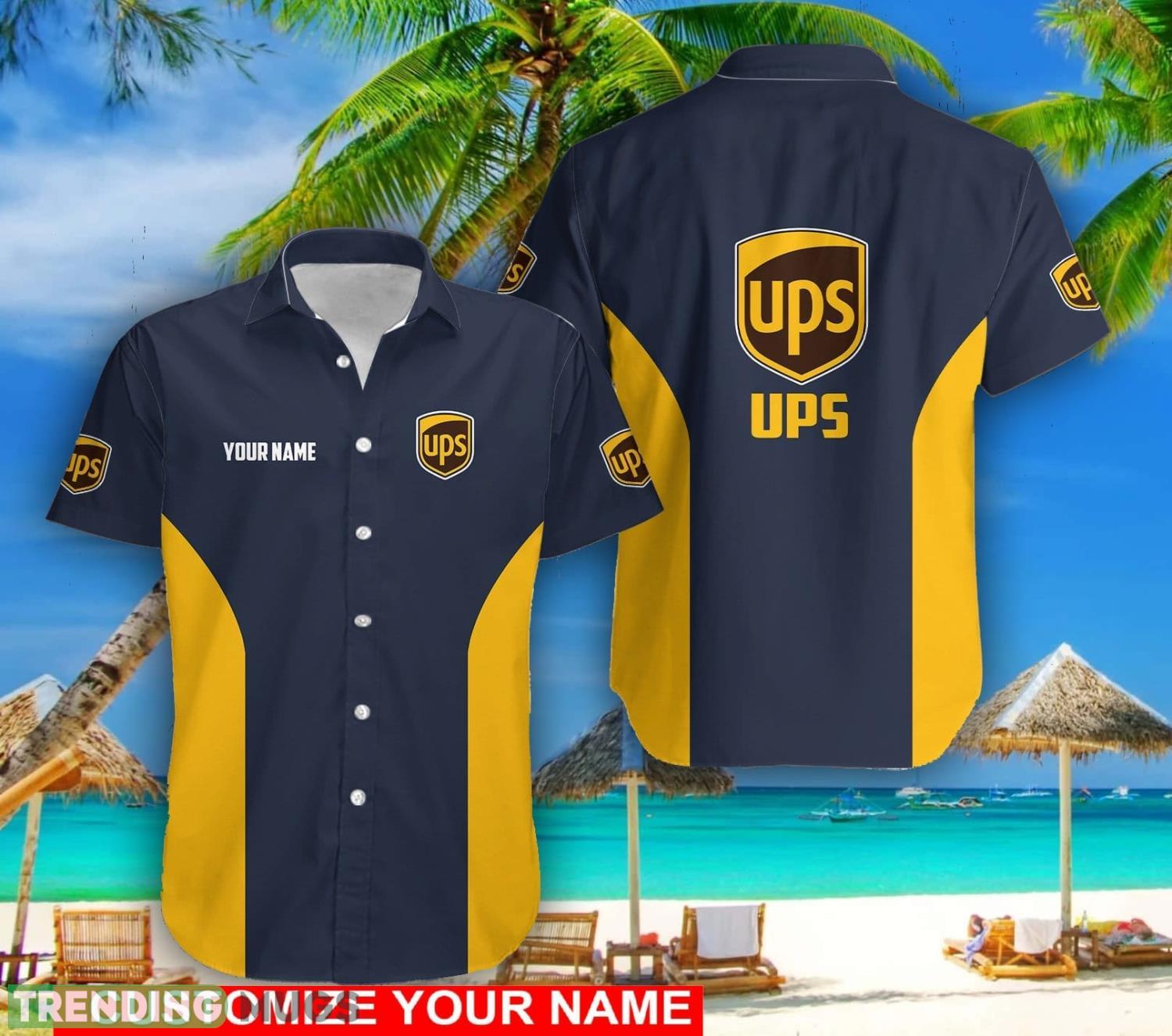 Personalized Name Ups Fans Gift 3D Hawaiian Shirt Product Photo 1 Personalized Name Ups Fans Gift 3D Hawaiian Shirt Product Photo 1