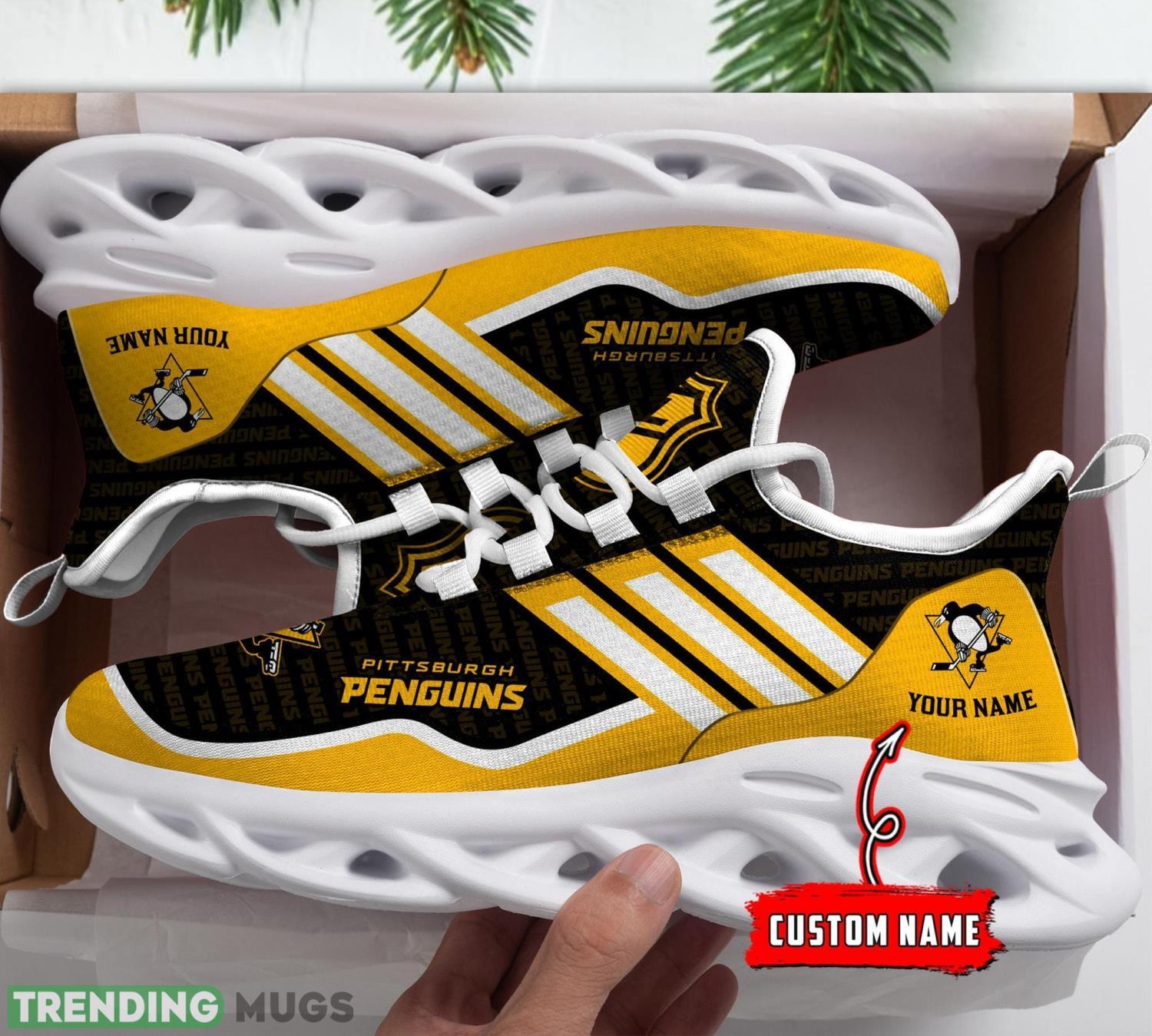 Pittsburgh Penguins Personalized Max Soul Chunky Sneakers Custom Name Running Shoes Product Photo 1 Pittsburgh Penguins Personalized Max Soul Chunky Sneakers Custom Name Running Shoes Product Photo 1