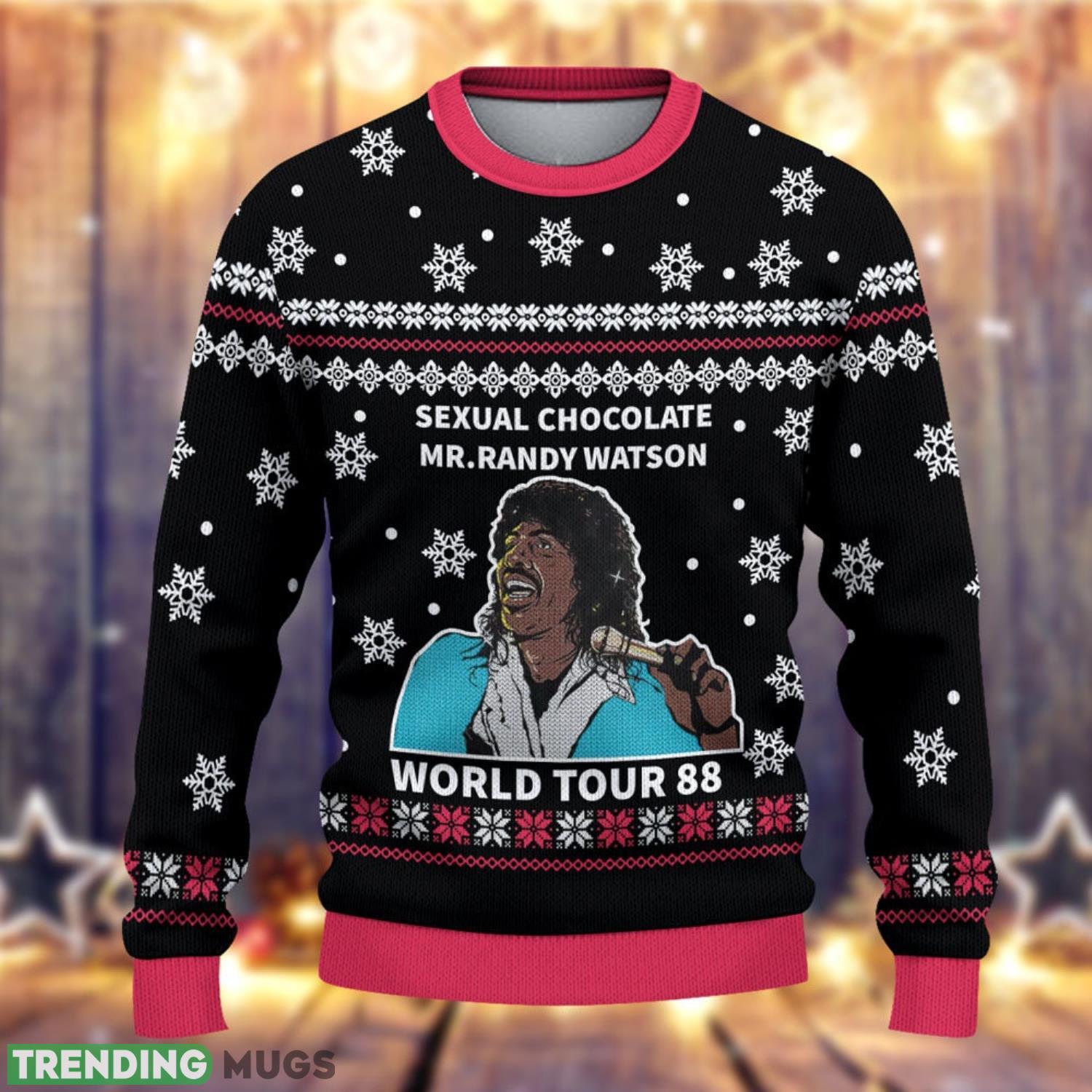 Randy Watson And The Sexual Chocolate Christmas Ugly Sweater Coming To America Christmas Sweater Christmas 3D Sweater Randy Watson And The Sexual Chocolate Christmas Ugly Sweater Coming To America Christmas Sweater Christmas 3D Sweater