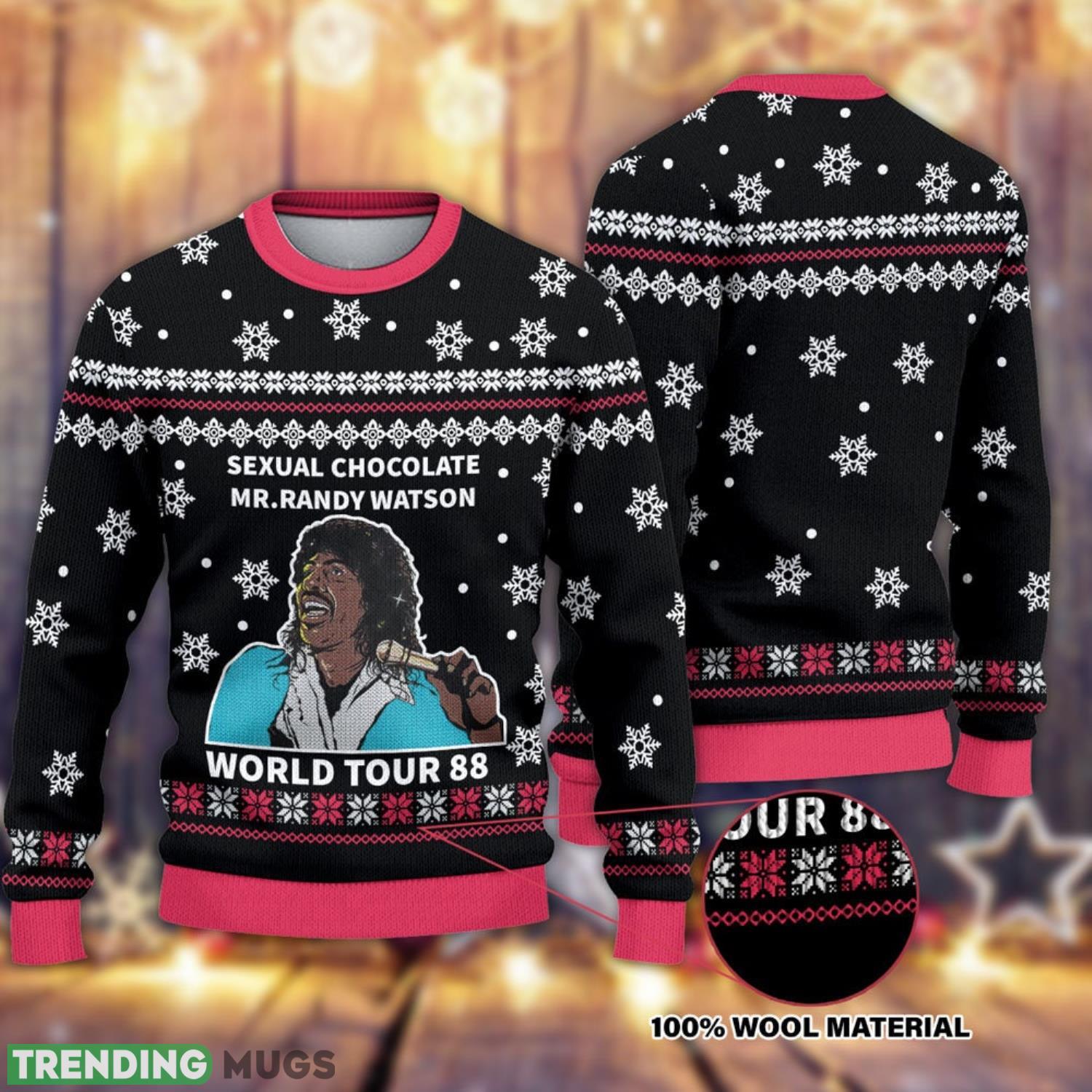 Randy Watson And The Sexual Chocolate Christmas Ugly Sweater Coming To America Christmas Sweater Christmas Product Photo 1 Randy Watson And The Sexual Chocolate Christmas Ugly Sweater Coming To America Christmas Sweater Christmas Product Photo 1