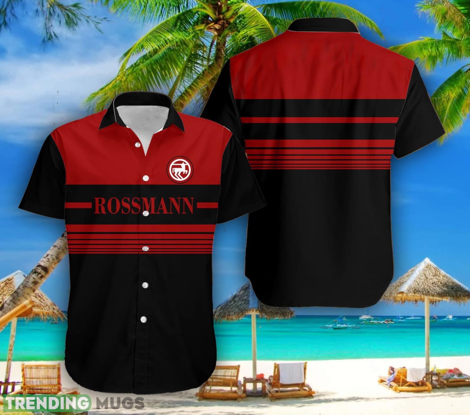 Rossmann Black Red Hawaiian Shirt Product Photo 1 Rossmann Black Red Hawaiian Shirt Product Photo 1