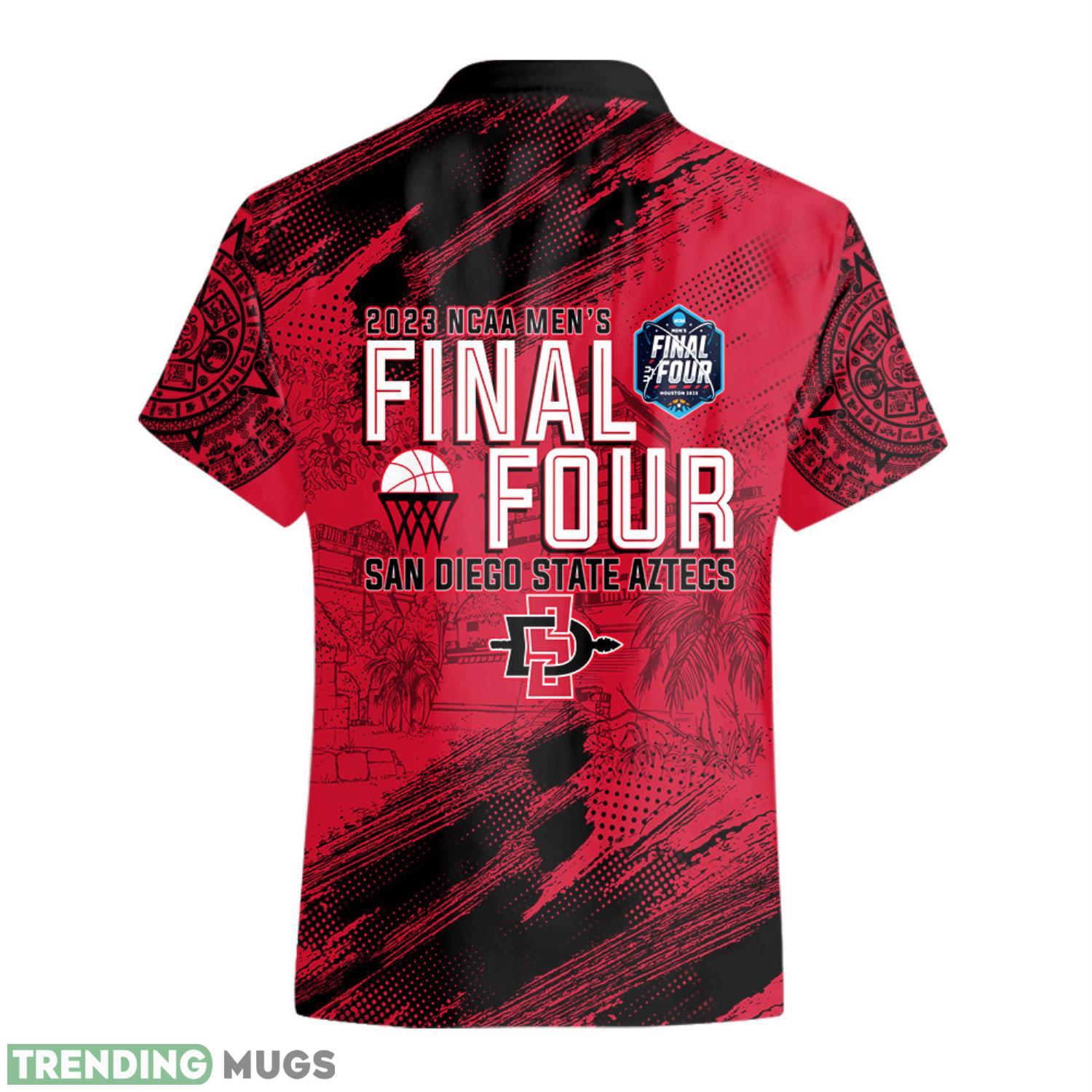 San Diego State Aztecs Final Four National Collegiate Athletic Association 2023 Unisex Customized NCAA Champions 3D Hawaiian Shirt Summer Sport Gift SH1 Hawaiian Shirt San Diego State Aztecs Final Four National Collegiate Athletic Association 2023 Unisex Customized NCAA Champions 3D Hawaiian Shirt Summer Sport Gift SH1 Hawaiian Shirt