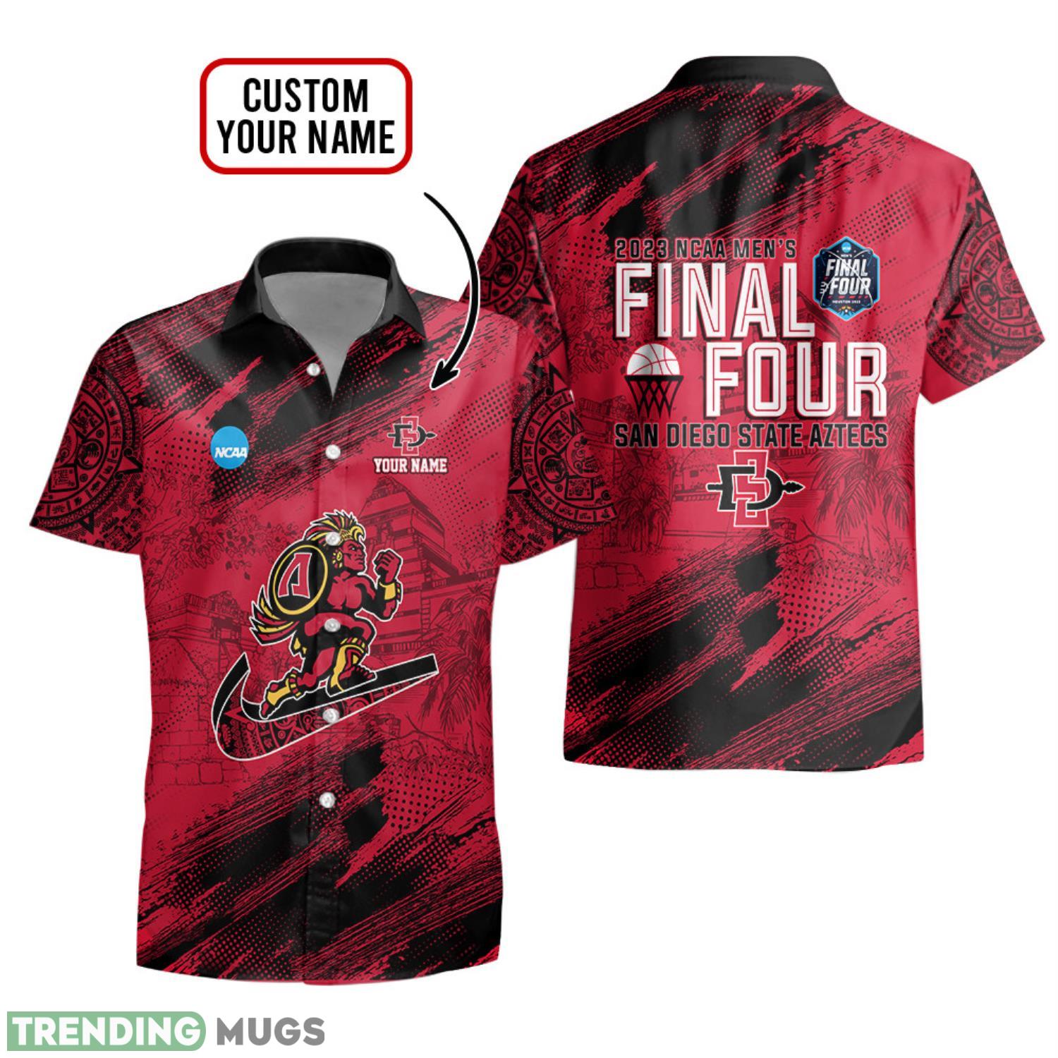 San Diego State Aztecs Final Four National Collegiate Athletic Association 2023 Unisex Customized NCAA Champions 3D Hawaiian Shirt Summer Sport Gift SH1 Product Photo 1 San Diego State Aztecs Final Four National Collegiate Athletic Association 2023 Unisex Customized NCAA Champions 3D Hawaiian Shirt Summer Sport Gift SH1 Product Photo 1
