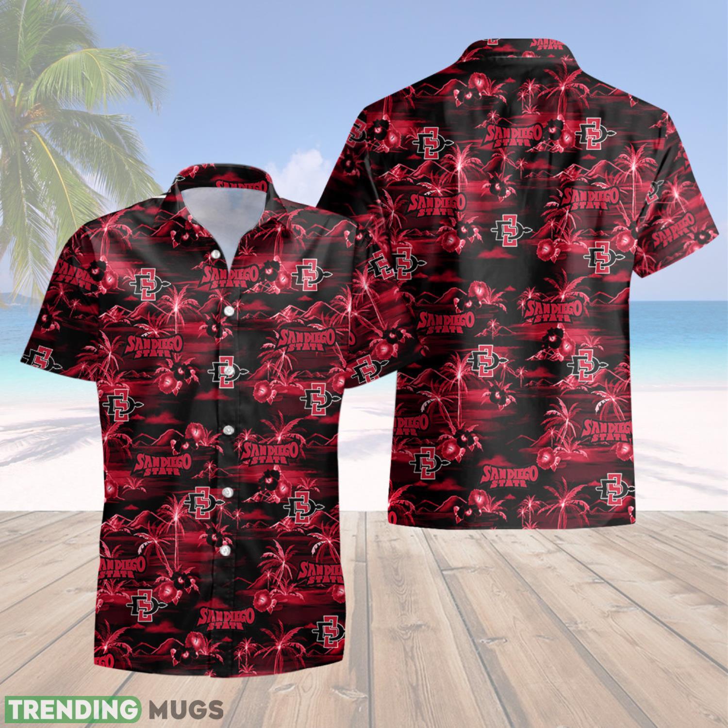 San Diego State Aztecs National Collegiate Athletic Pattern 2023 Hawaiian Shirt Summer Sport Gift Product Photo 1 San Diego State Aztecs National Collegiate Athletic Pattern 2023 Hawaiian Shirt Summer Sport Gift Product Photo 1