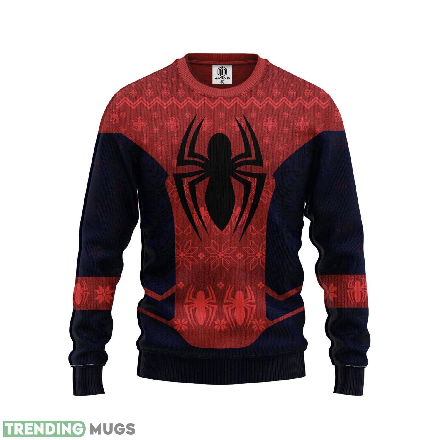 Spider-Mans Ugly Christmas Sweater 3D All Over Print Christmas Gift Product Photo 1 Spider-Mans Ugly Christmas Sweater 3D All Over Print Christmas Gift Product Photo 1