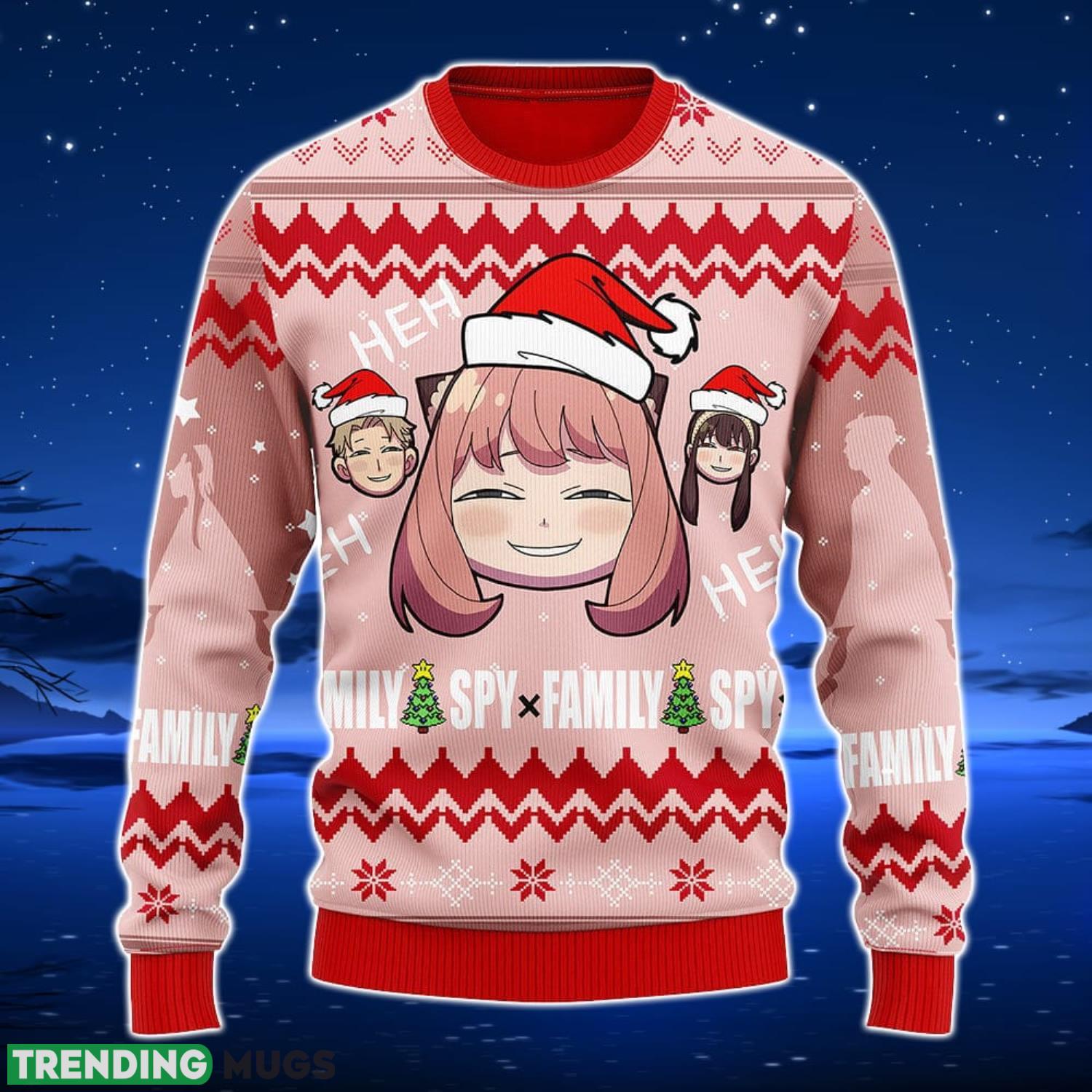 Spy X Family Anya Ugly Christmas Sweater Anime Men And Women Christmas Gift Product Photo 1 Spy X Family Anya Ugly Christmas Sweater Anime Men And Women Christmas Gift Product Photo 1