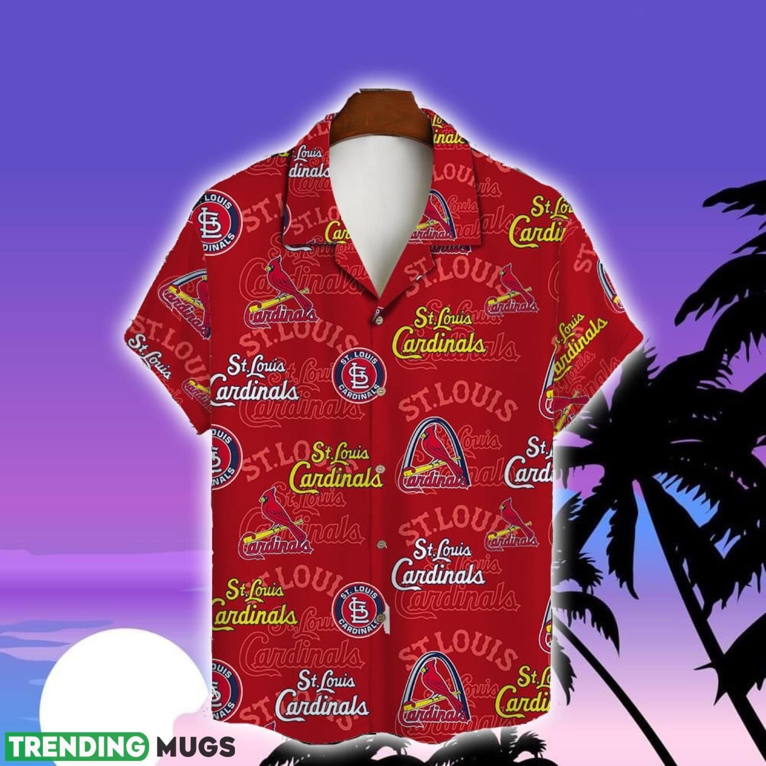 St. Louis Cardinals Major League Baseball Simple Pattern 3D Print Trending Hawaiian Shirt Summer Gift Hawaiian Shirt St. Louis Cardinals Major League Baseball Simple Pattern 3D Print Trending Hawaiian Shirt Summer Gift Hawaiian Shirt