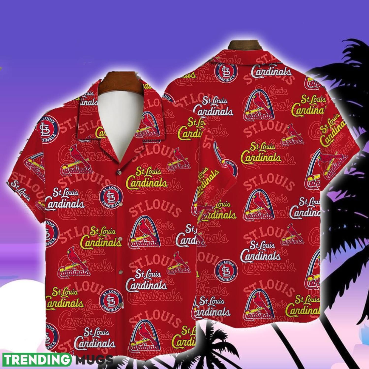 St. Louis Cardinals Major League Baseball Simple Pattern 3D Print Trending Hawaiian Shirt Summer Gift Product Photo 1 St. Louis Cardinals Major League Baseball Simple Pattern 3D Print Trending Hawaiian Shirt Summer Gift Product Photo 1