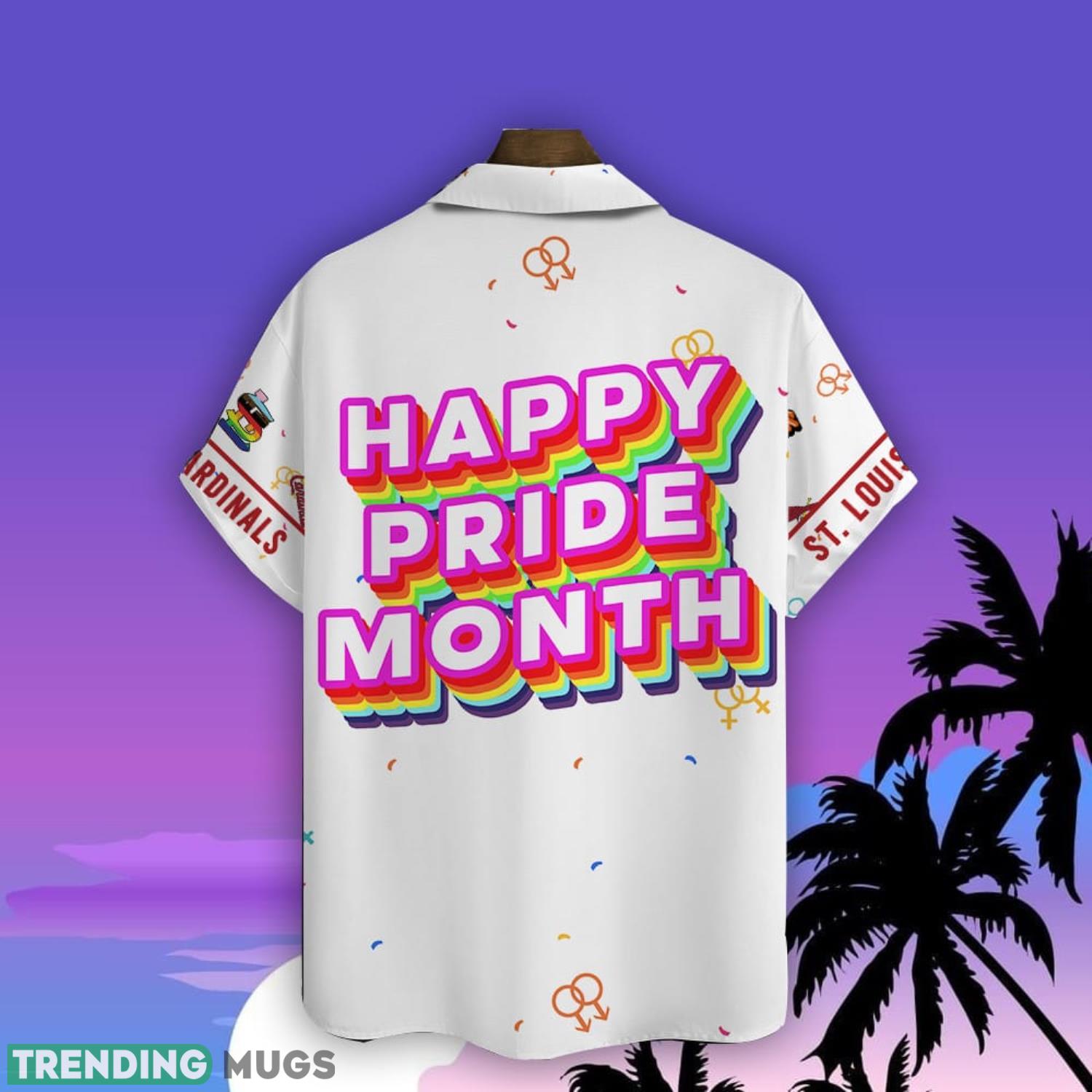 St. Louis Cardinals MLB Happy Pride Month Trending Hawaiian Shirt Summer Gift Hawaiian Shirt St. Louis Cardinals MLB Happy Pride Month Trending Hawaiian Shirt Summer Gift Hawaiian Shirt