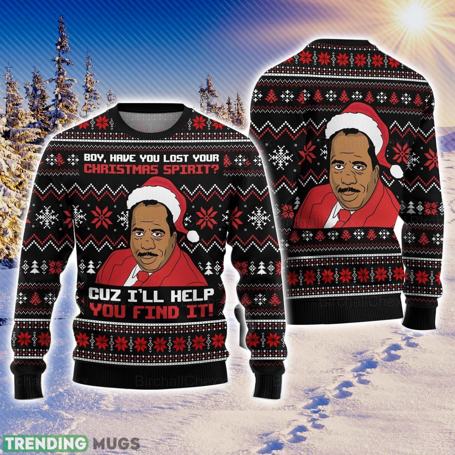 Stanley Hudson Ugly Christmas Sweater Xmas Christmas Gift Product Photo 1 Stanley Hudson Ugly Christmas Sweater Xmas Christmas Gift Product Photo 1